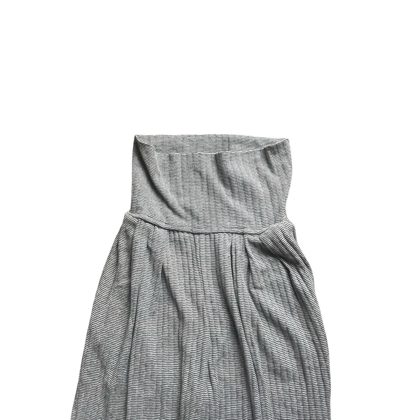 The Unbranded Brand Cozy High-Waist Gray Ribbed Lounge Pants with Stirrup Size 26" / US 2 / IT 38 - 5 Thumbnail