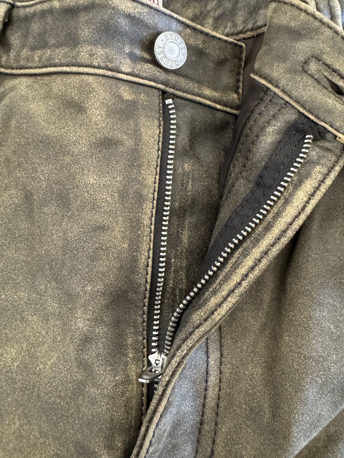Stussy Stussy Workpant Distressed Leather Size US 32 / EU 48 - 3 Thumbnail