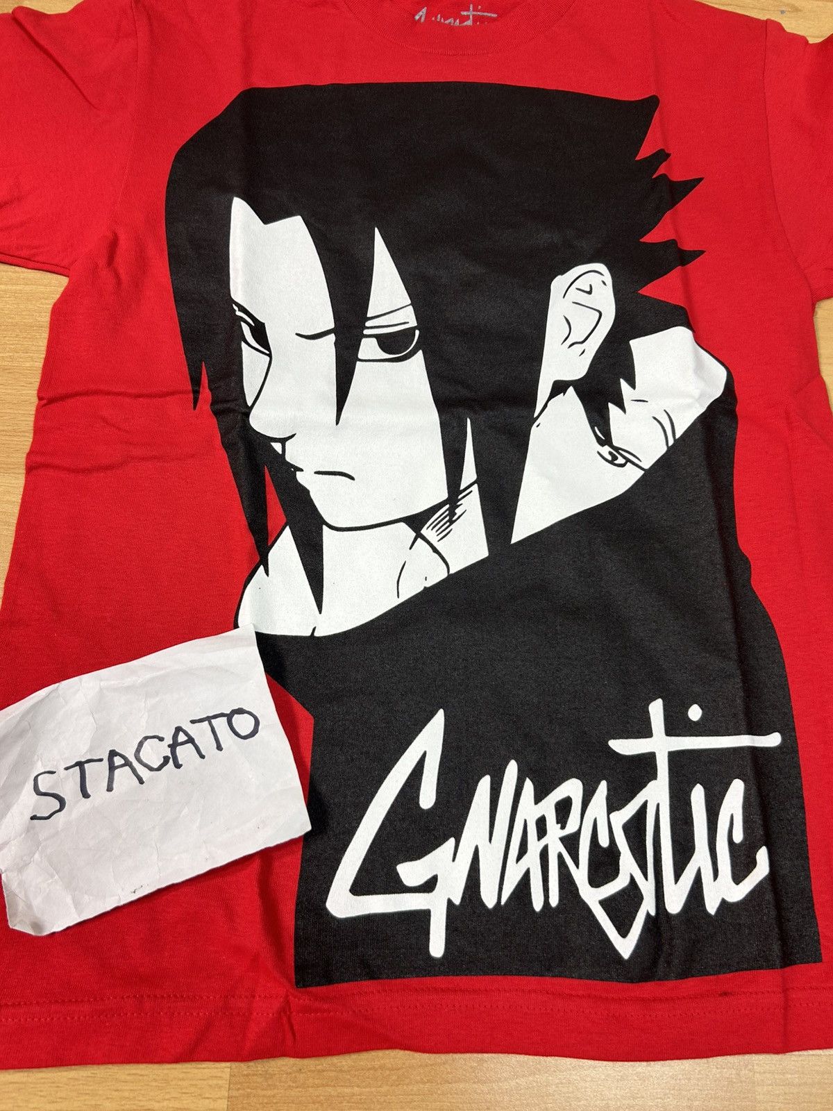 Gnarcotic × Japanese Brand Gnarcotic Naruto Sasuke Tee Red Size US S / EU 44-46 / 1 - 5 Thumbnail