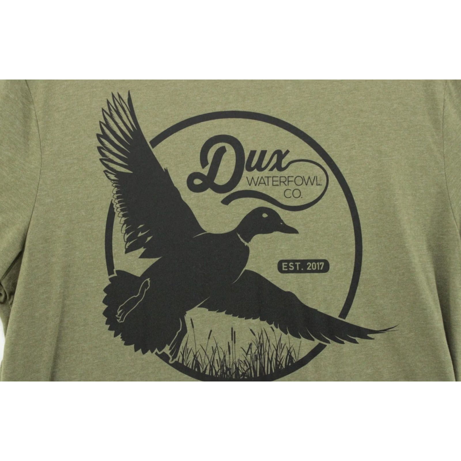 Vintage DUX Waterfowl Co Tee Shirt Mens XL Green Flying Duck Graphic Casual Hunting Soft Shirt Size US XL / EU 56 / 4 - 2 Thumbnail
