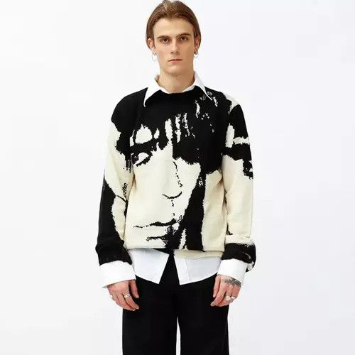 VIBE Streetwear Punk Anime Retro Pullover Sweater with graphic Size US L / EU 52-54 / 3 - 4 Thumbnail