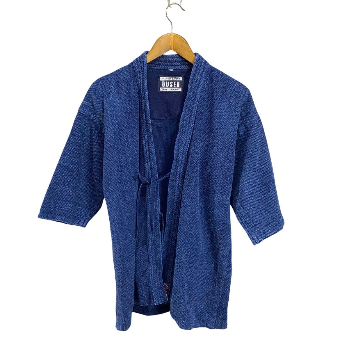 Japanese Brand × Vintage Busen Kendo sashiko indigo blue Size US M / EU 48-50 / 2 - 1 Thumbnail