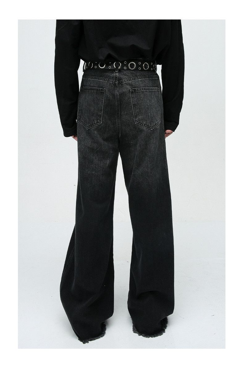 Japanese Brand × Jean Street retro patchwork loose washed jeans Size US 32 / EU 48 - 7 Thumbnail
