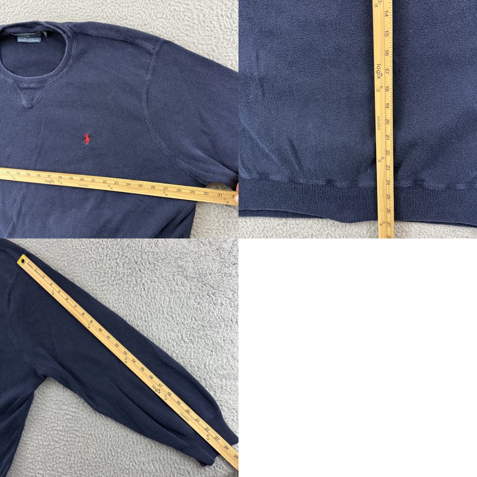 Polo Ralph Lauren VINTAGE Polo Ralph Lauren Sweater Mens 4XB Big Blue Crewneck Knit Preppy Outdoor Size US XXL / EU 58 / 5 - 8 Thumbnail