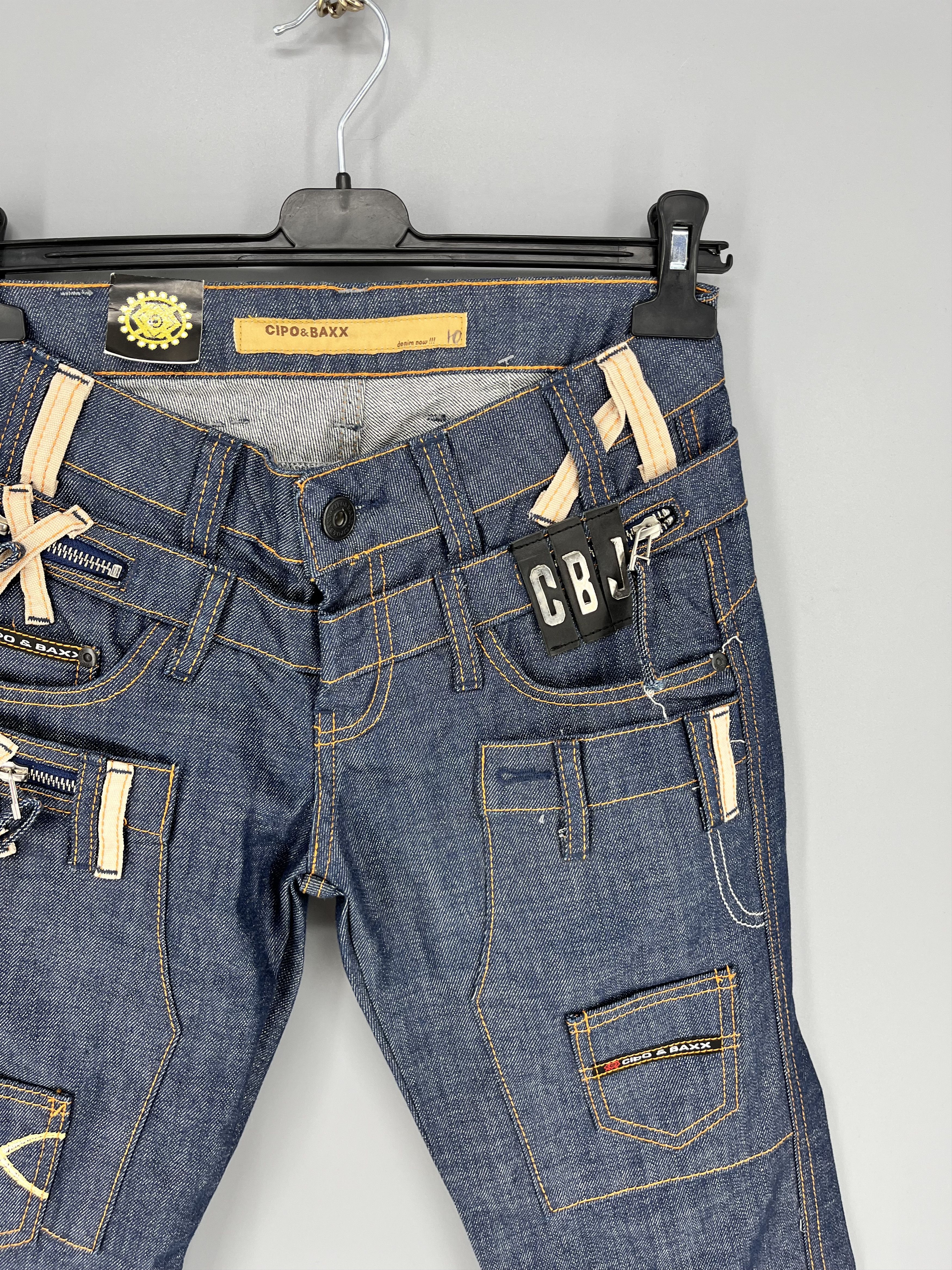 Vintage Vintage Cipo&Baxx Crazy Avant Garde Designer Jeans Size US 27 - 6 Thumbnail