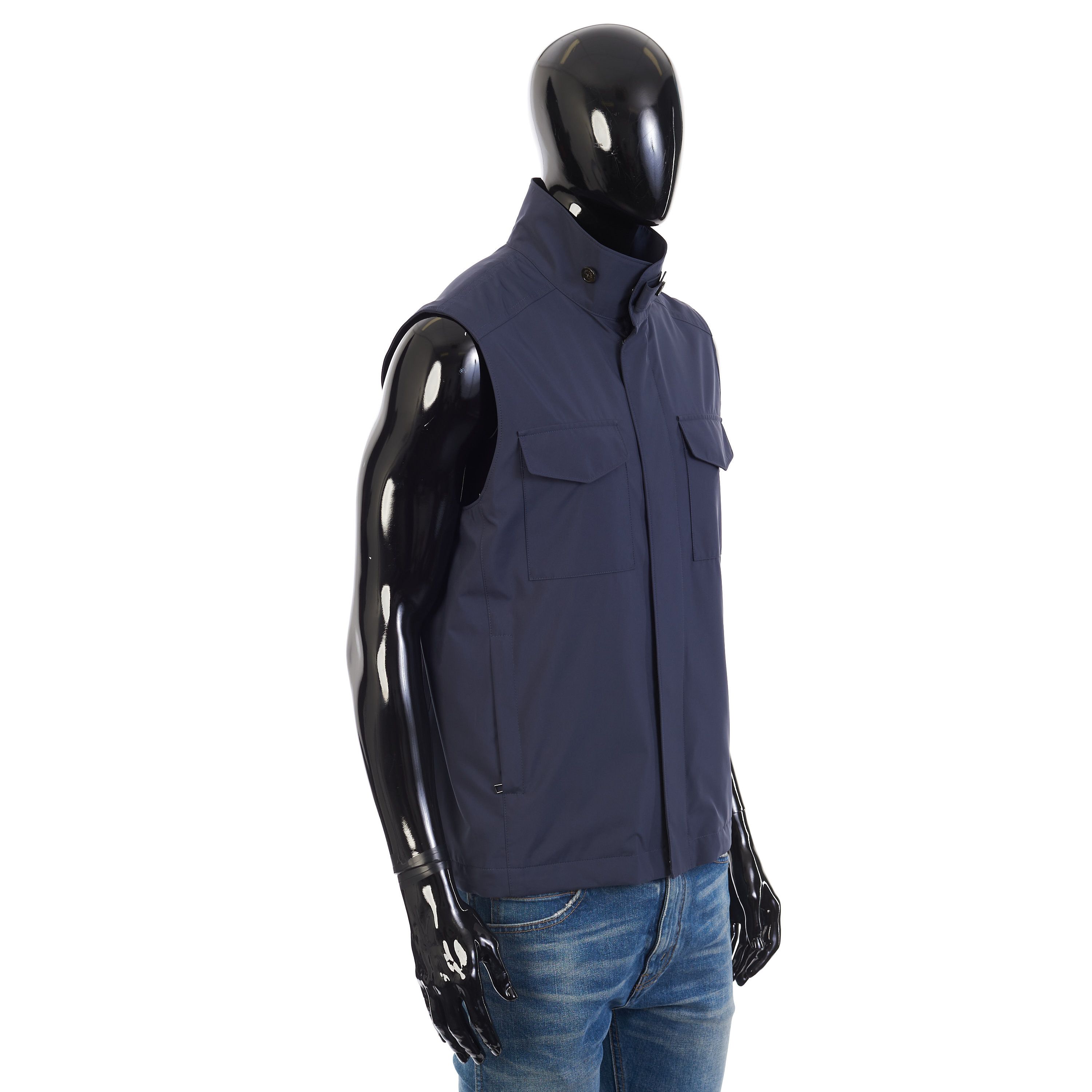 Loro Piana Navy Blue Windmate Traveller Vest - Cashmere Lining Size US S / EU 44-46 / 1 - 6 Thumbnail