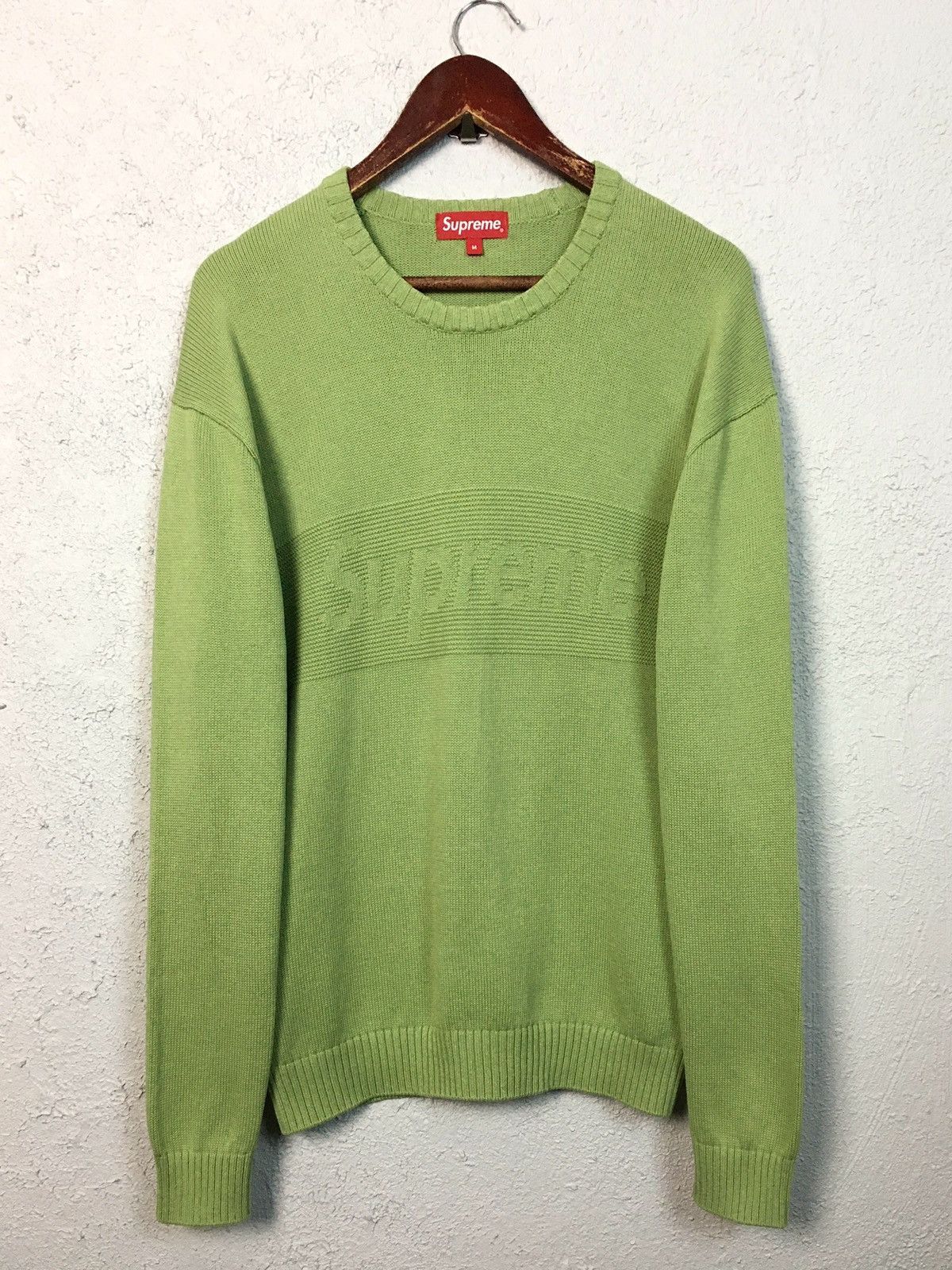 Supreme sweater SUPREME Tonal Paneled knitted y2k vintage skate Size US M / EU 48-50 / 2 - 1 Thumbnail