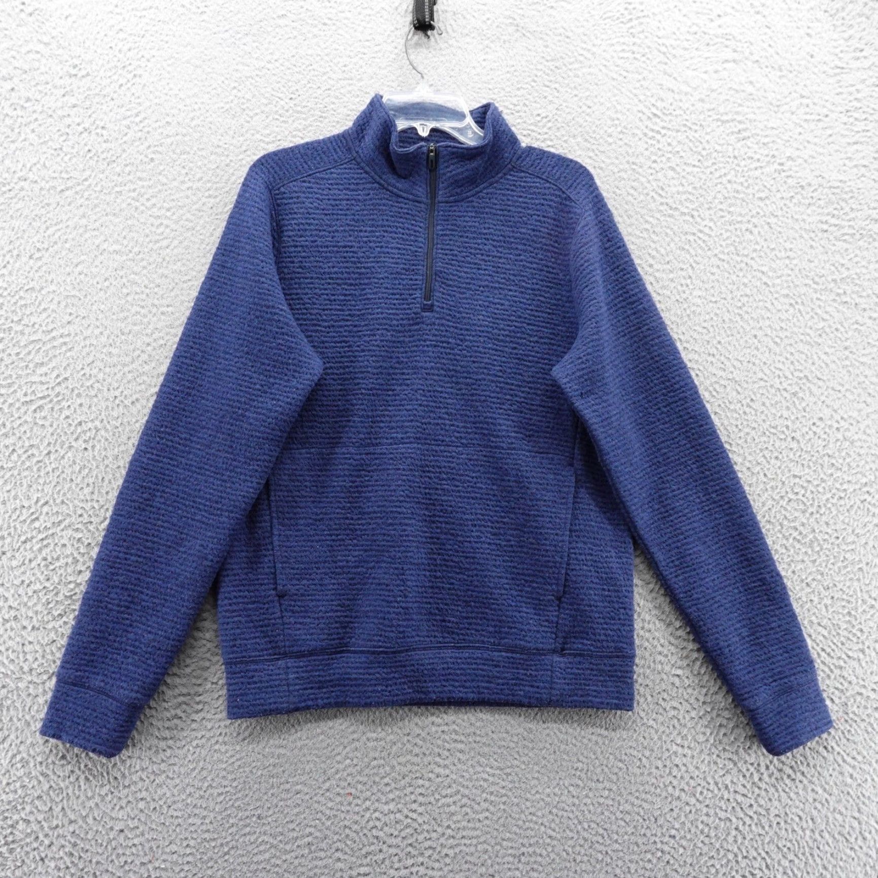 Vintage VRST Mens Blue Textured Quarter Zip Pullover Sweatshirt Small NEW 8 Size US S / EU 44-46 / 1 - 2 Thumbnail