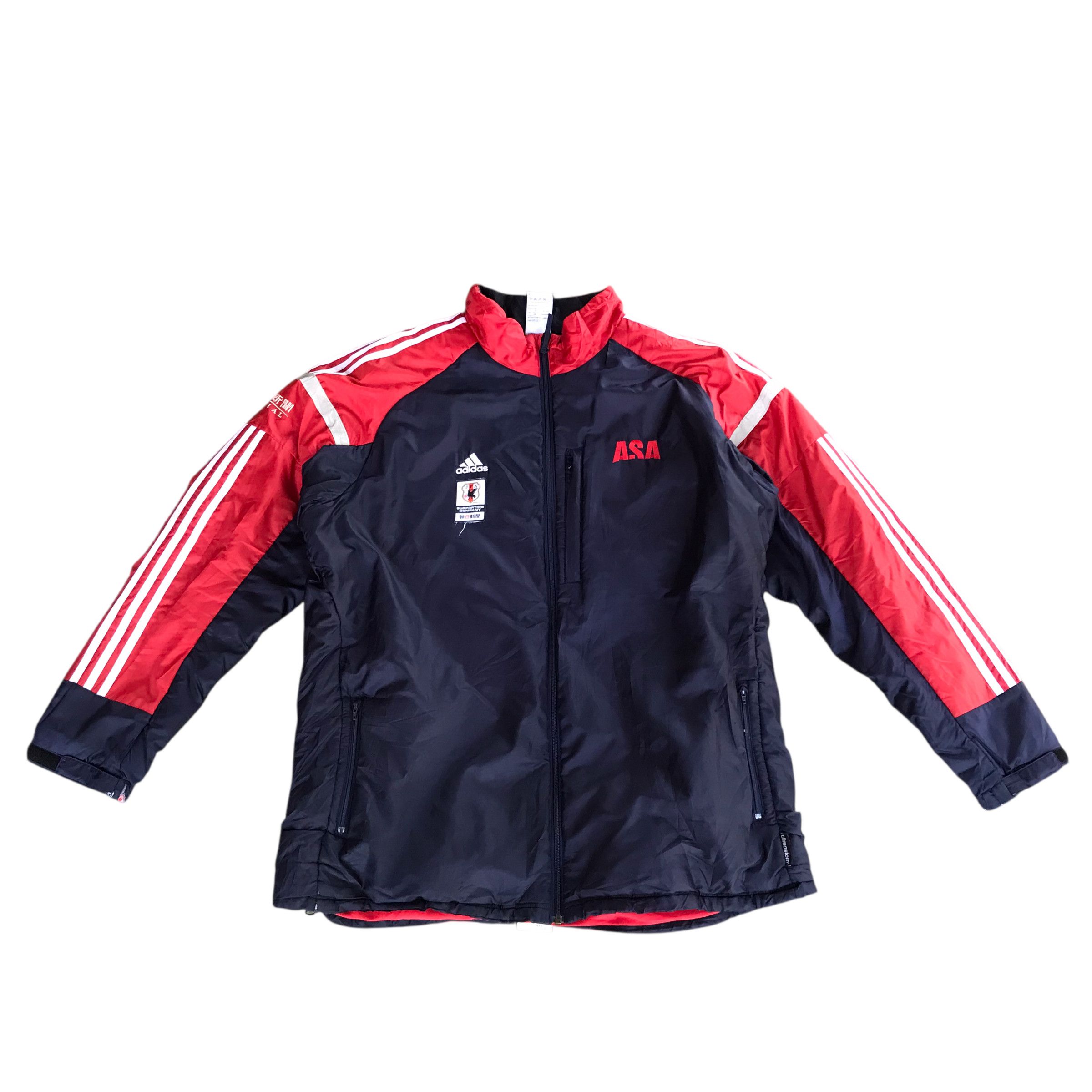 Adidas Vintage Adidas Kirin JFA puffer Jacket / Large Size Size US L / EU 52-54 / 3 - 1 Thumbnail