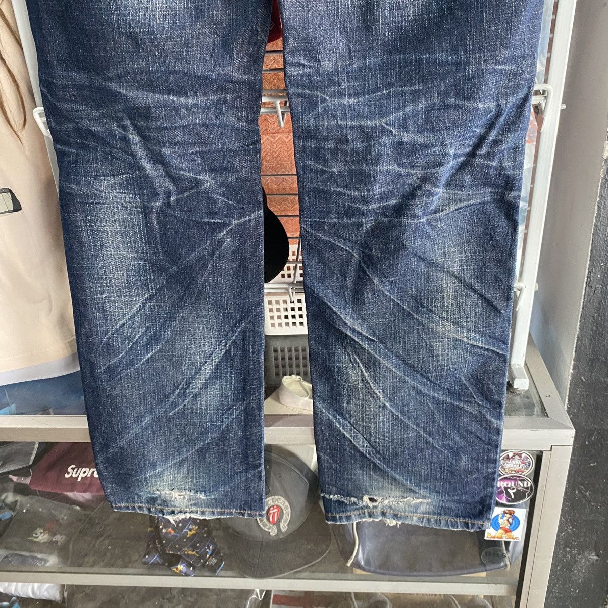 Le Grande Bleu (L.G.B.) Y2K Red Pepper Japan Embroidered Wings Denim Size US 34 / EU 50 - 5 Thumbnail