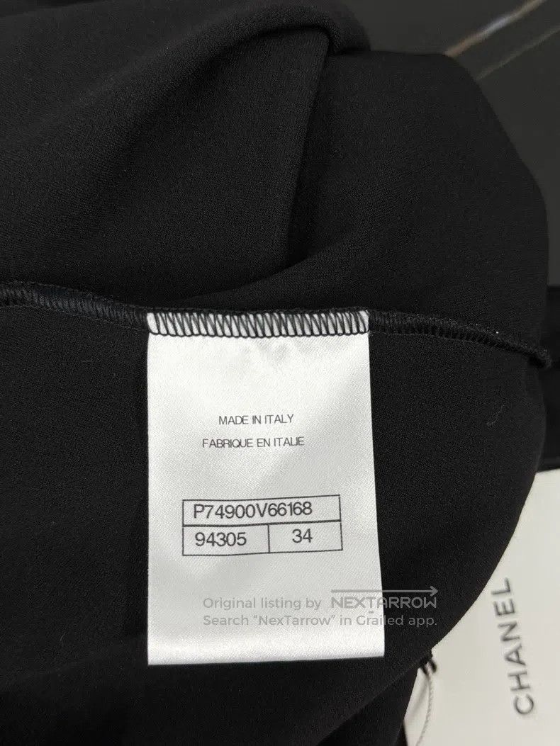 Chanel Chanel Black lace dark pattern full logo swimsuit Size 42" / US 20 - 4 Thumbnail