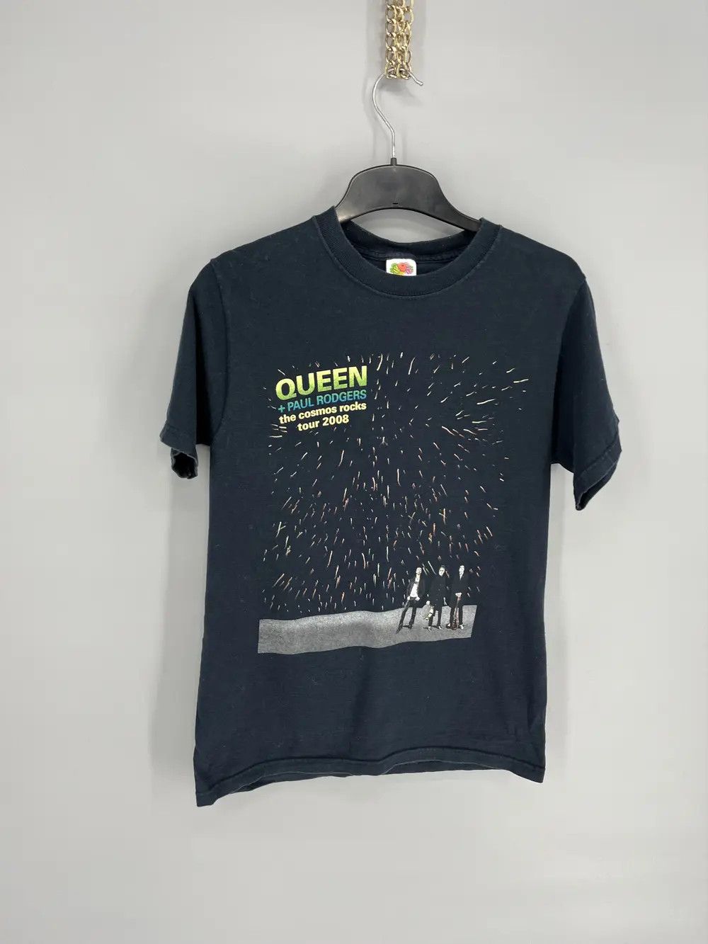 Band Tees × Vintage Vintage Queen + Paul Rodgers the cosmos rocks tee 2008 Size US S / EU 44-46 / 1 - 2 Thumbnail