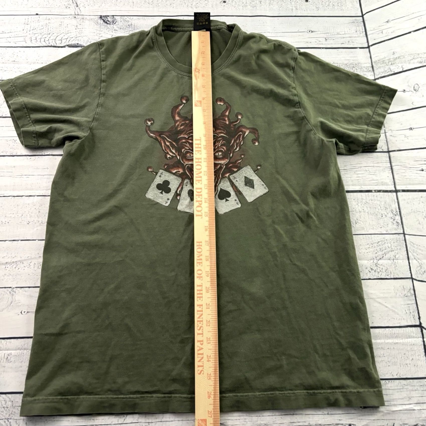Lucky Brand Lucky Brand T-Shirt Men’s Small Green 90s Classic Short Sleeve Crew Neck VTG 4 Aces Joker Shirt Size US S / EU 44-46 / 1 - 3 Thumbnail