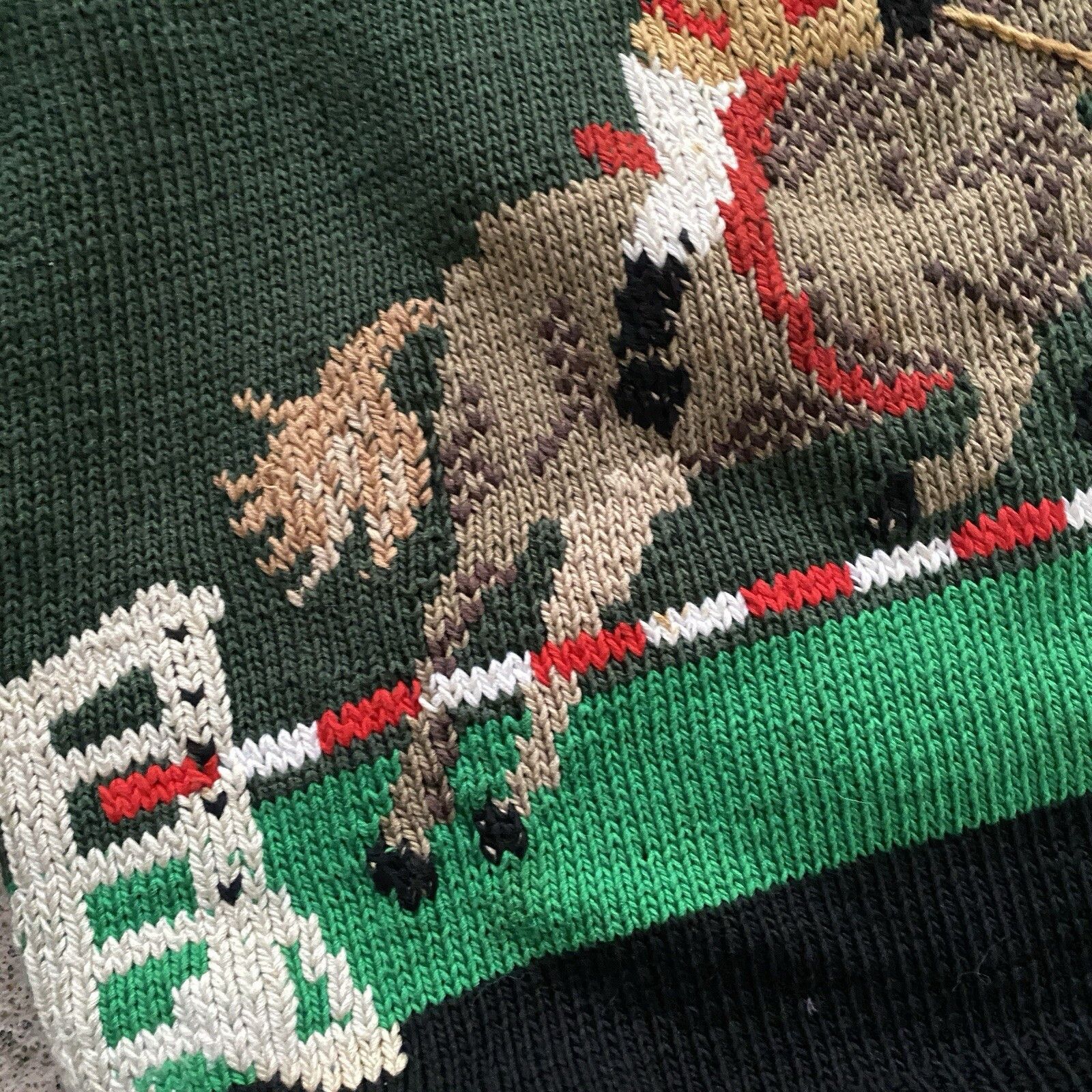 Vintage Vintage BEREK 80s Horse Marta knit sweater Aztec vibe Coogi Size US L / EU 52-54 / 3 - 8 Thumbnail