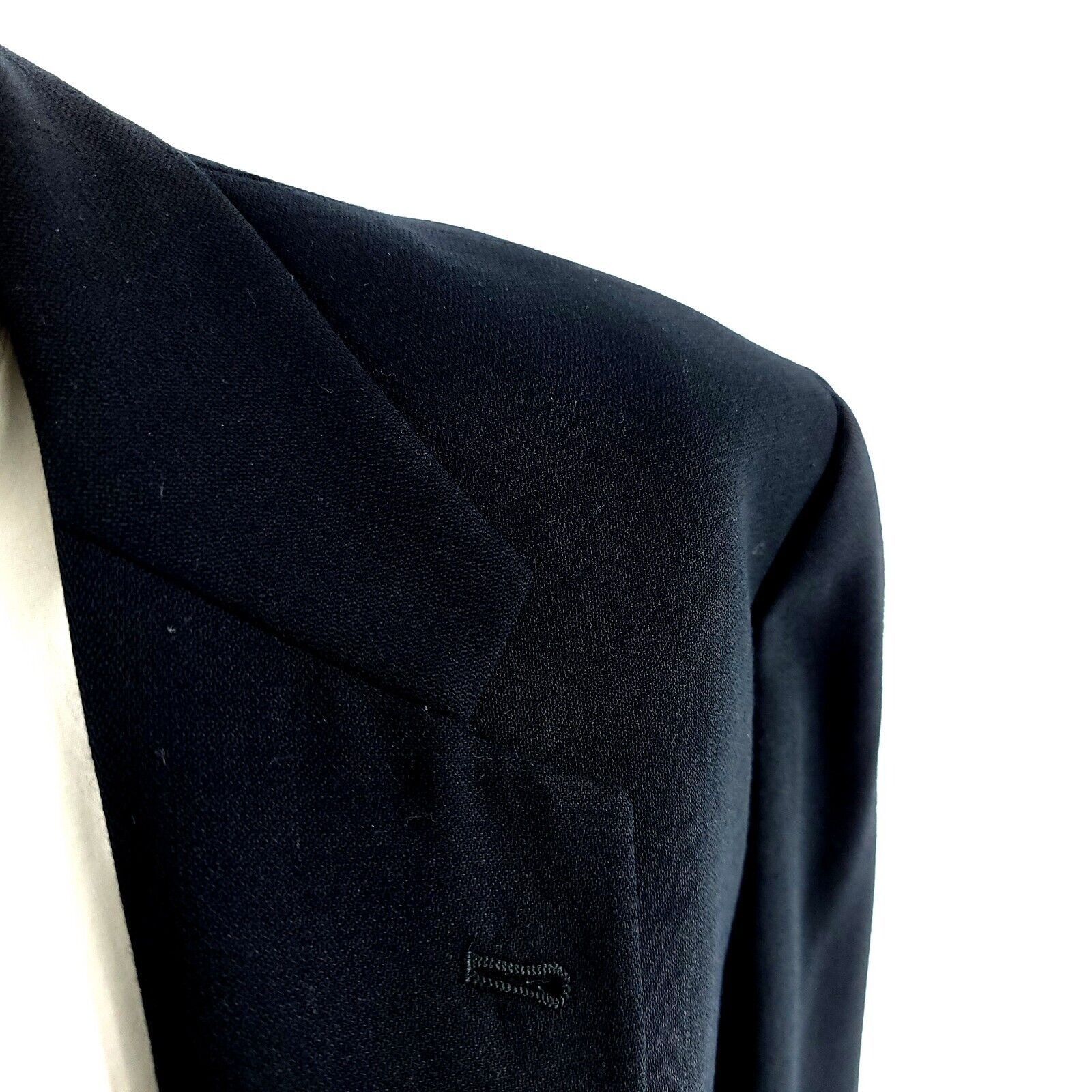 Joseph Abboud DAMAGED Joseph Abboud Wool 2 Button Blazer 42R Blue Size 42R - 2 Thumbnail