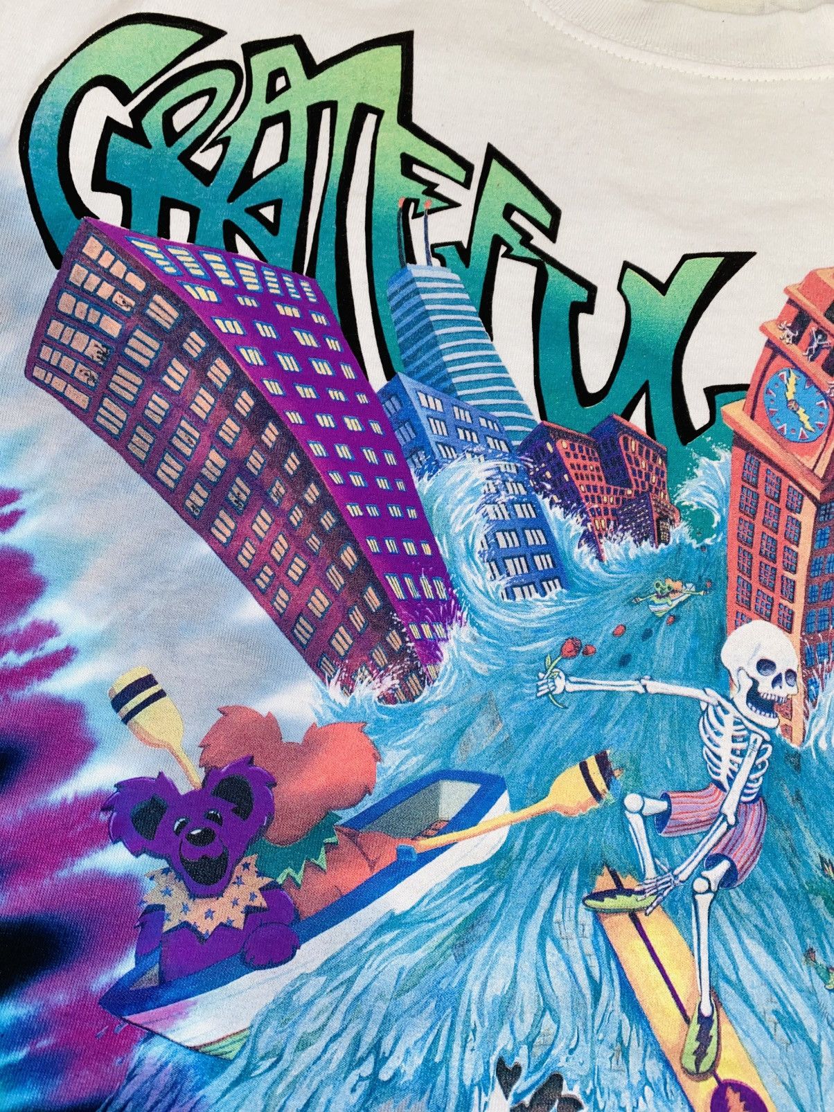 Grateful Dead × Liquid Blue Liquid Blue USA Wake Of Flood 1992 NikeSB Pleasures Size US L / EU 52-54 / 3 - 5 Thumbnail