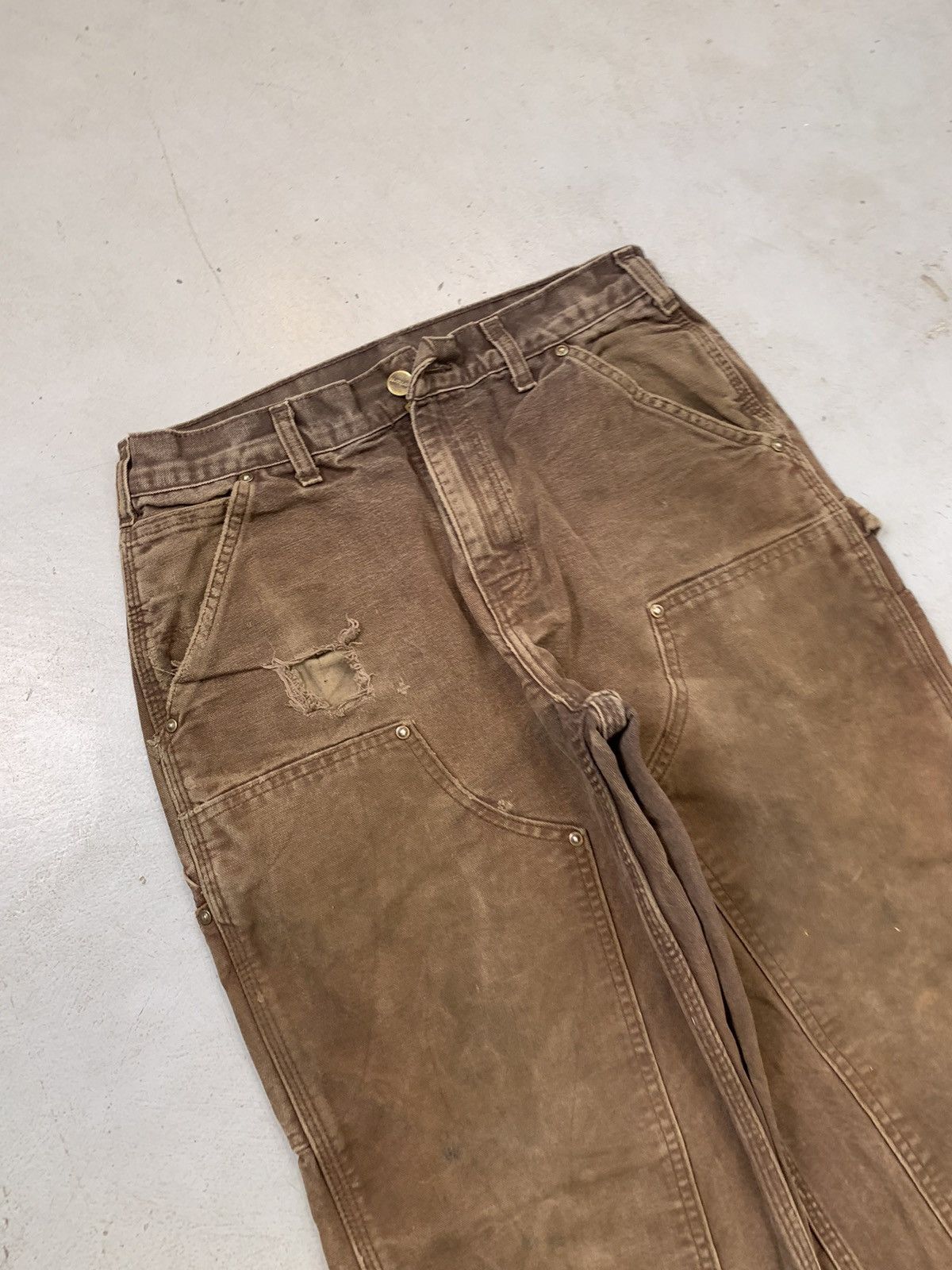 Carhartt Vintage Carhartt B136 dkb double knee pants Size US 30 / EU 46 - 3 Thumbnail
