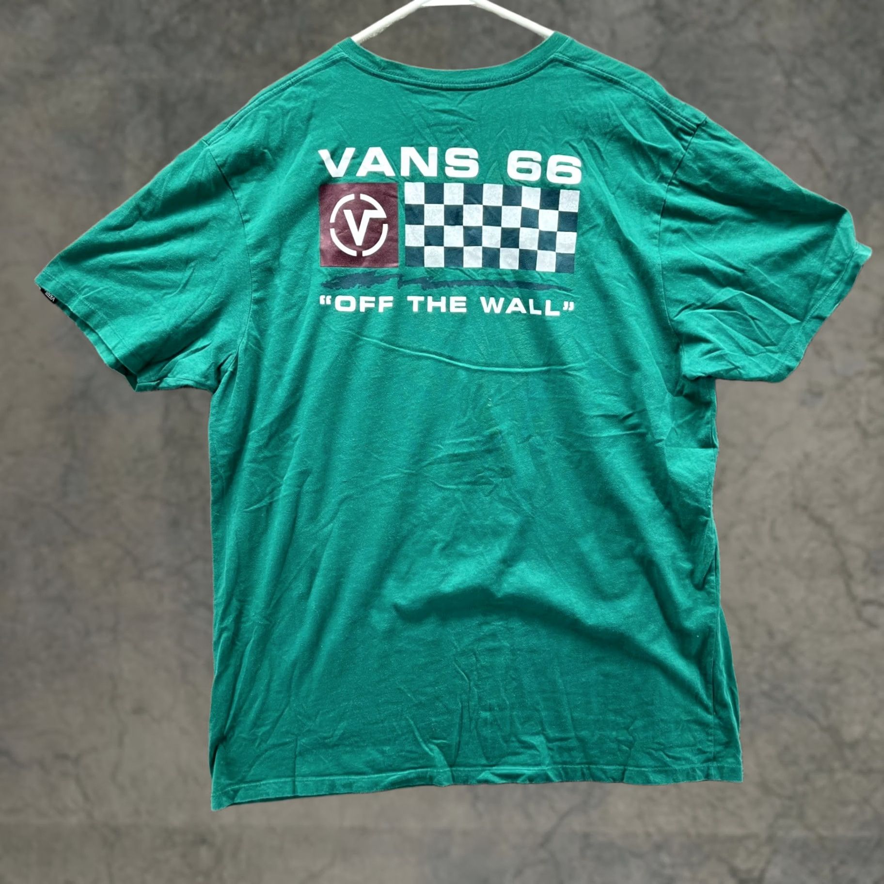 Vans VANS Shirt Mens XXL Green Crewneck Custom Fit Casual Tee SkateBoard Cotton Y2K Size US XXL / EU 58 / 5 - 1 Thumbnail