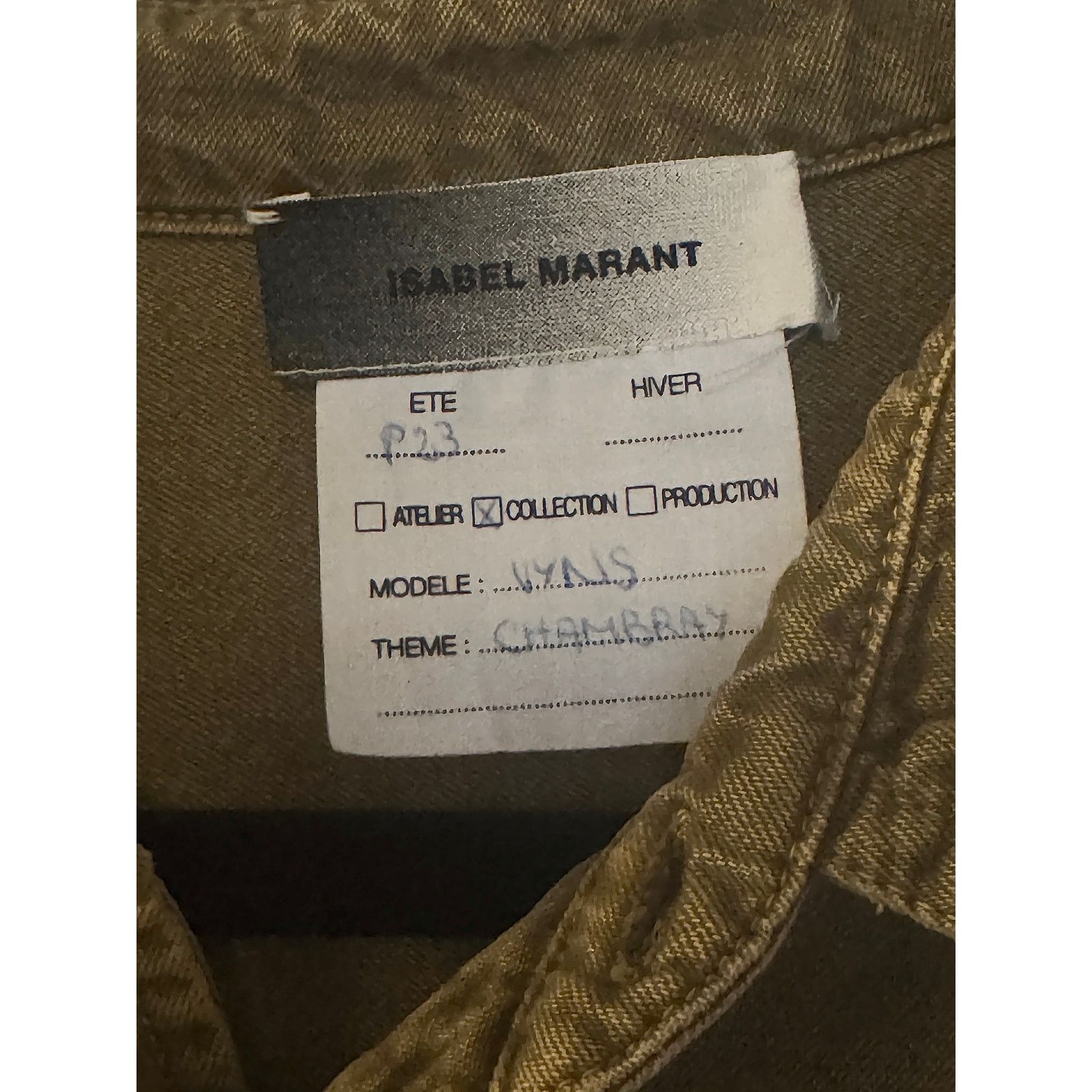 Isabel Marant Isabel Marant Khaki Vyns Jumpsuit Size ONE SIZE - 7 Thumbnail