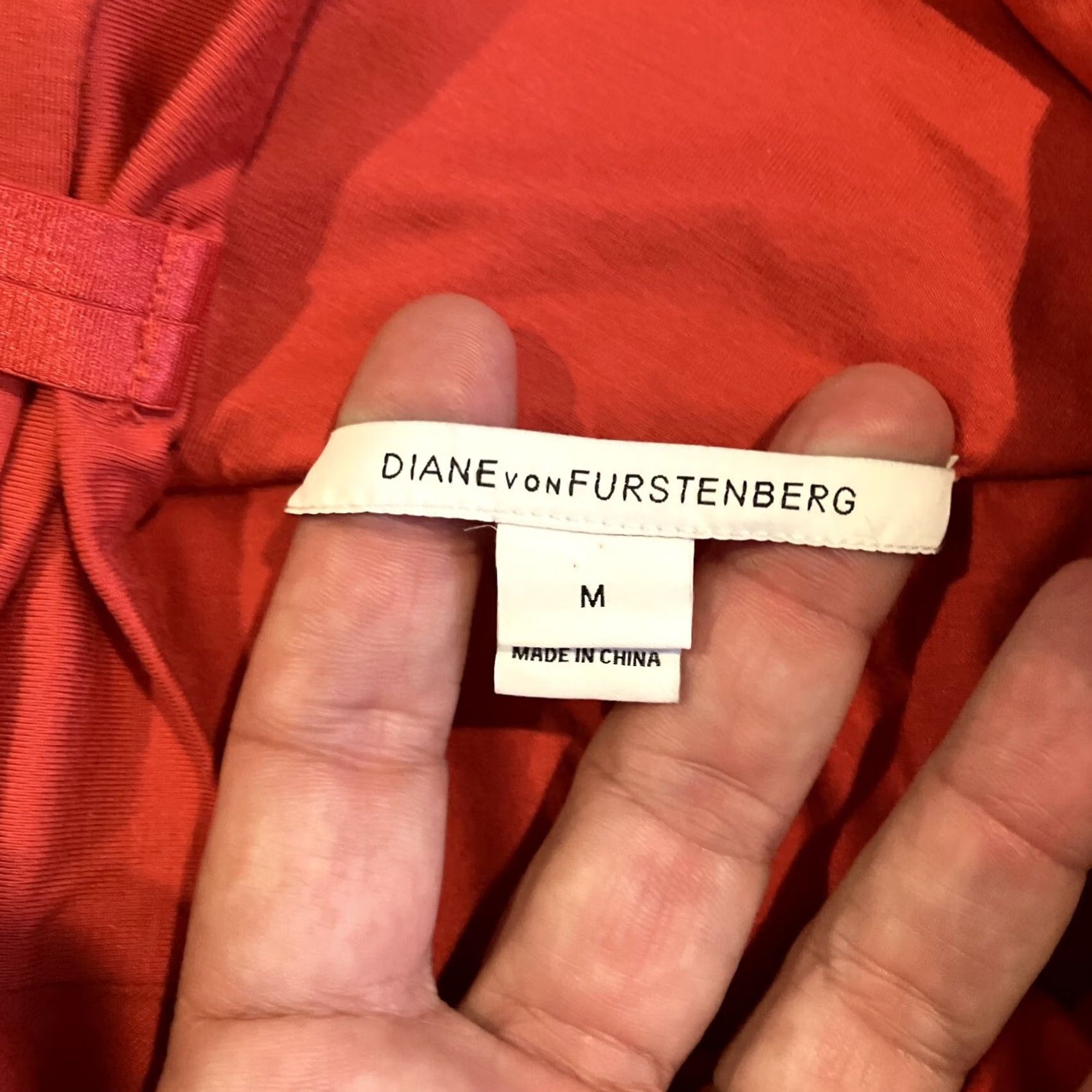 Diane von Furstenberg Diane Von Furstenberg Parker Jersey Dress - Coral - M - Draped Crossover Size M / US 6-8 / IT 42-44 - 5 Thumbnail