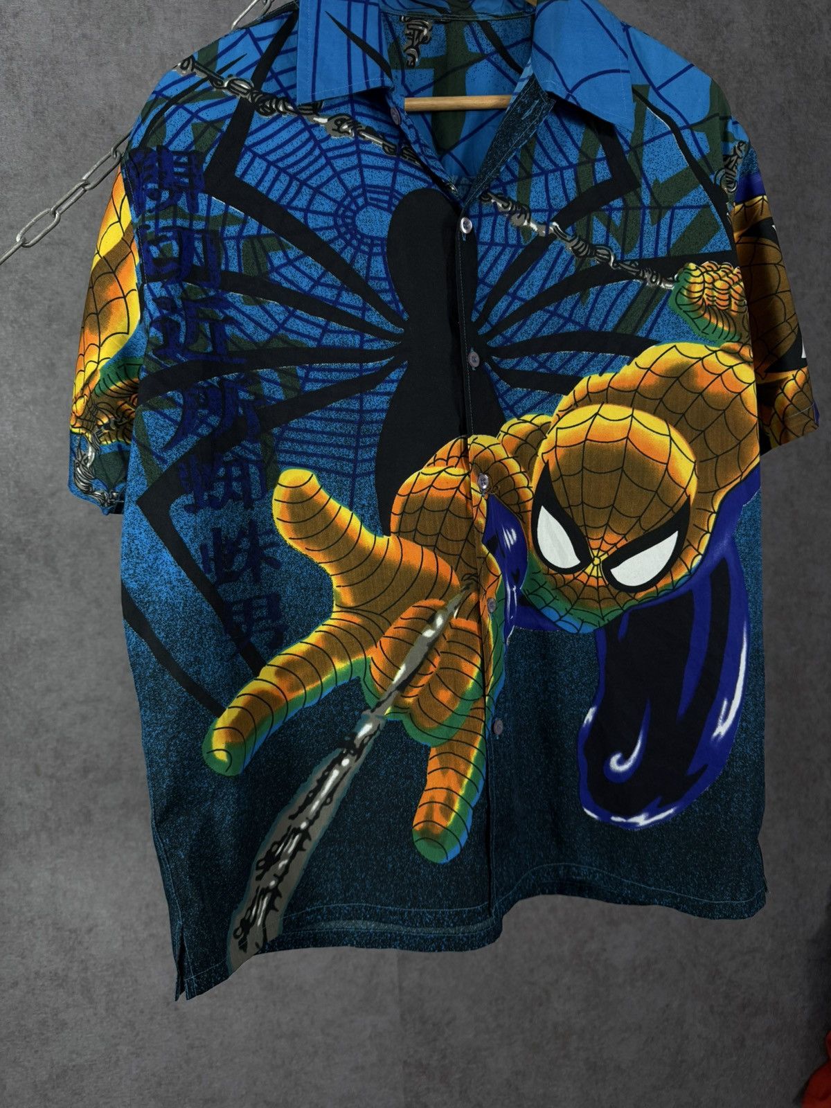 Marvel Comics Spider Man Marvel vintage overprinted shirt Size US L / EU 52-54 / 3 - 3 Thumbnail