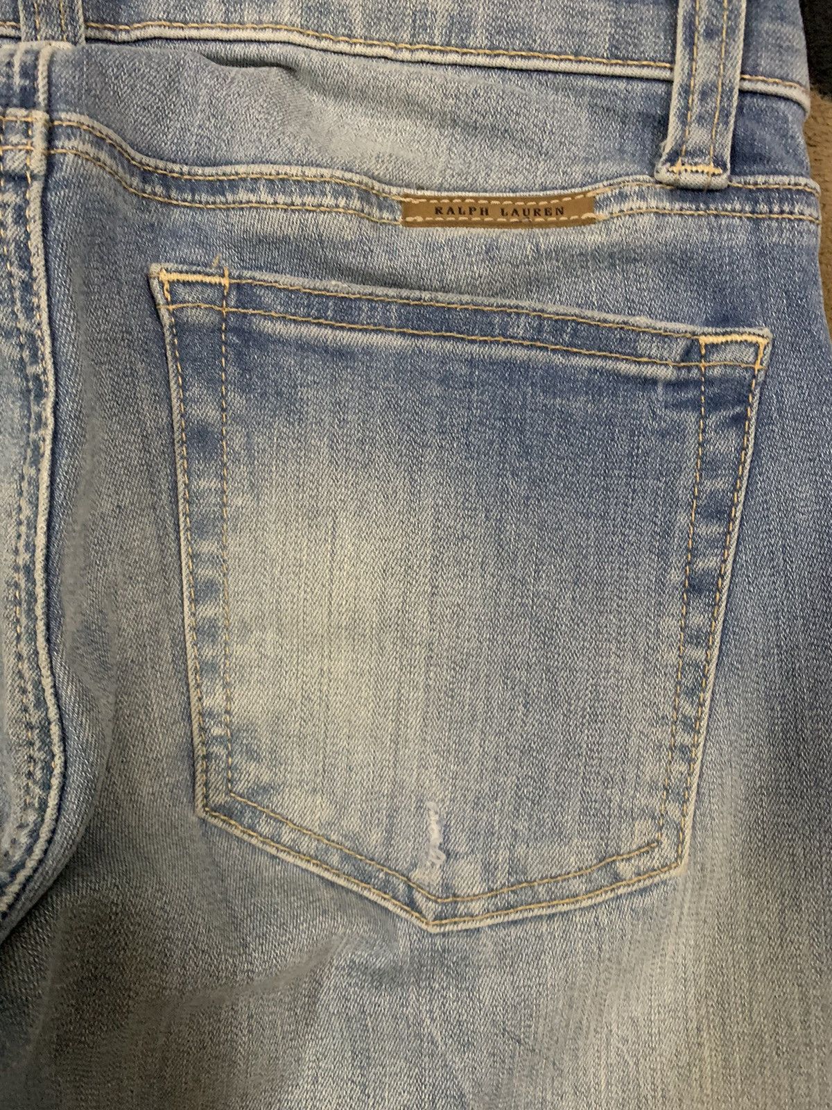 Ralph Lauren Vintage Ralph Lauren Skinny Blue Washed Jeans Size 26 Size 26" / US 2 / IT 38 - 12 Thumbnail