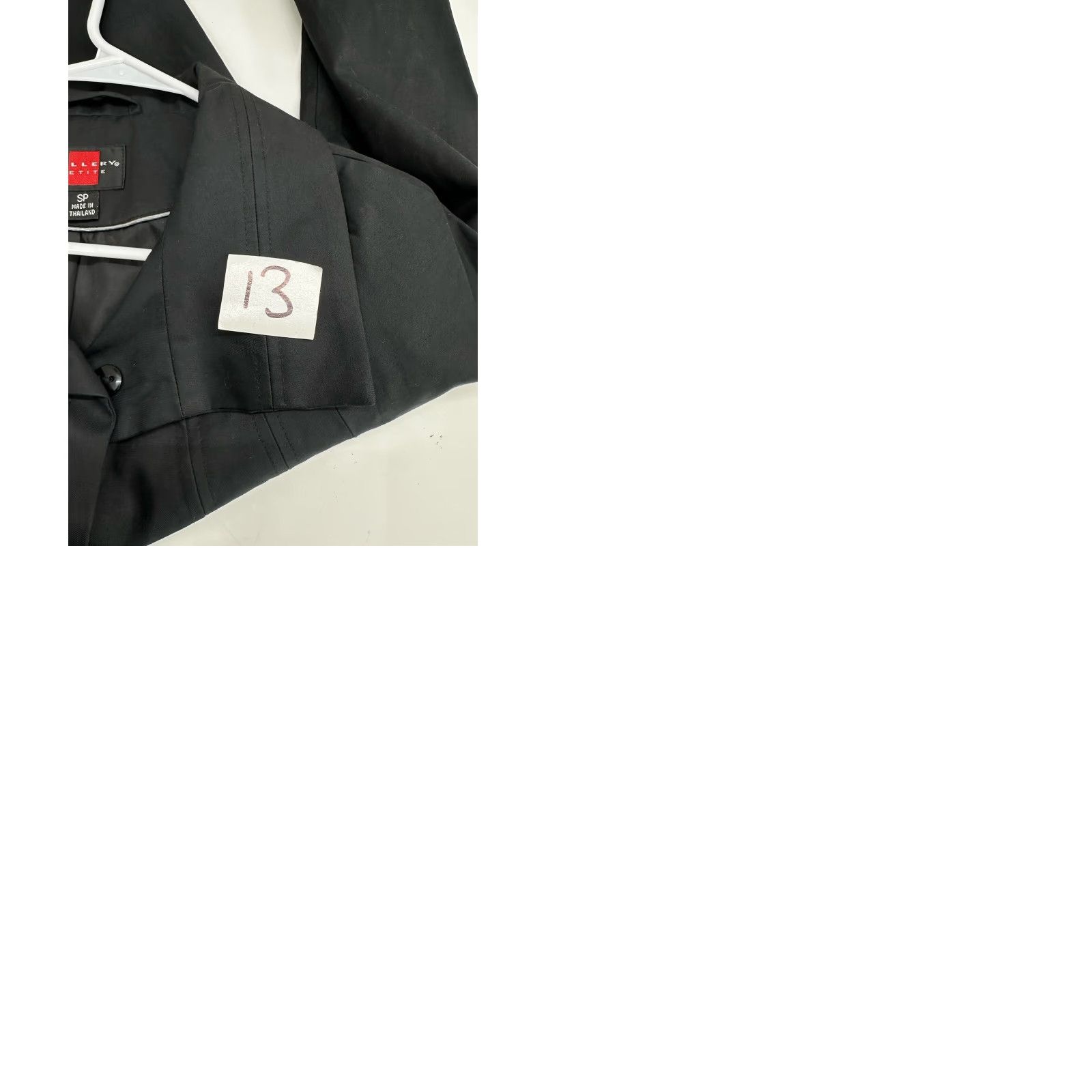 Vintage Gallery Jacket Womens Petite Small Black Button Up Lightweight Size S / US 4 / IT 40 - 9 Thumbnail