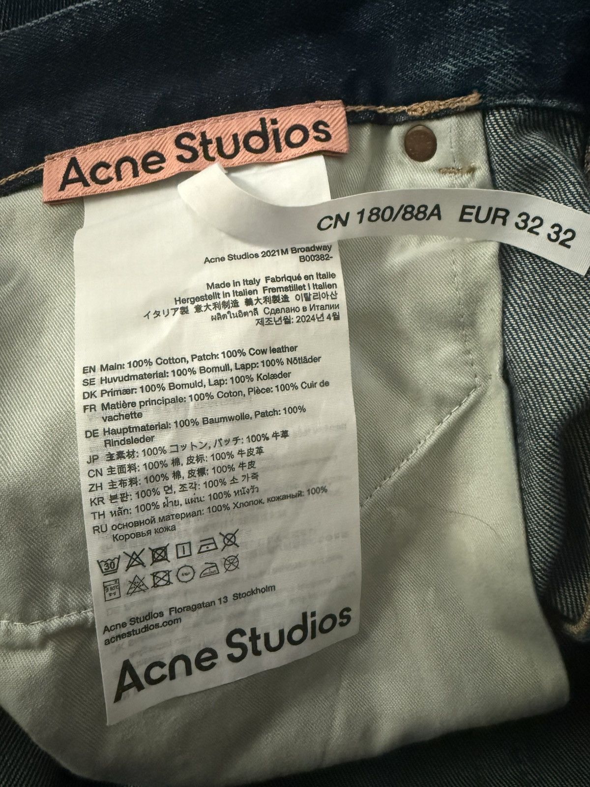 Acne Studios Acne 2021M Broadway Denim (check measurements) Size US 32 / EU 48 - 3 Thumbnail