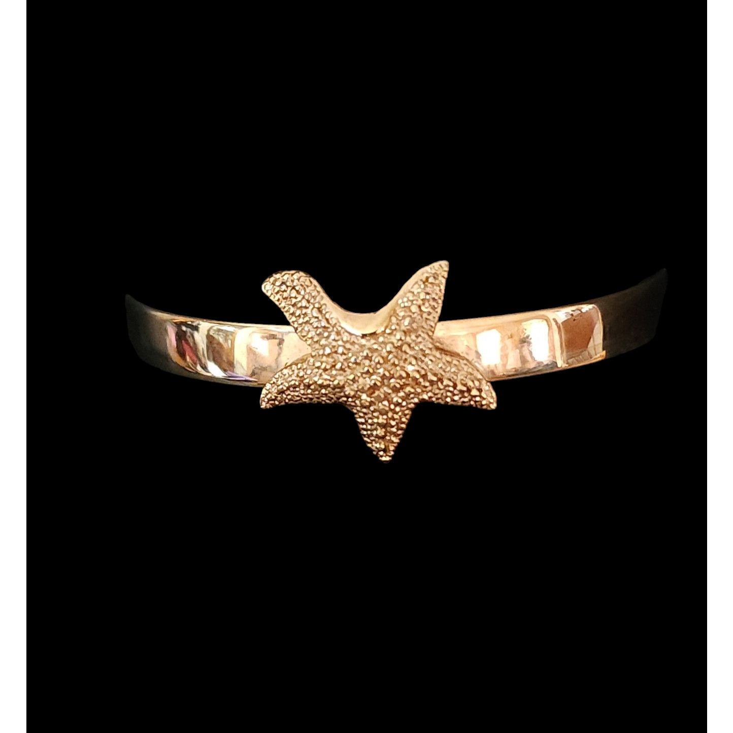Sarah Flint Vintage Sarah Coventry Sea Starfish Gold Tone Cuff Bracelet Size ONE SIZE - 2 Thumbnail
