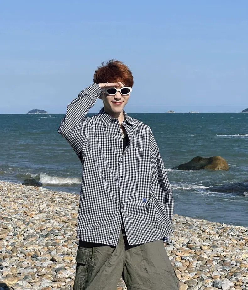 Balenciaga Balenciaga Special tailored plaid patterned oversized shir Size L / US 10 / IT 46 - 8 Thumbnail
