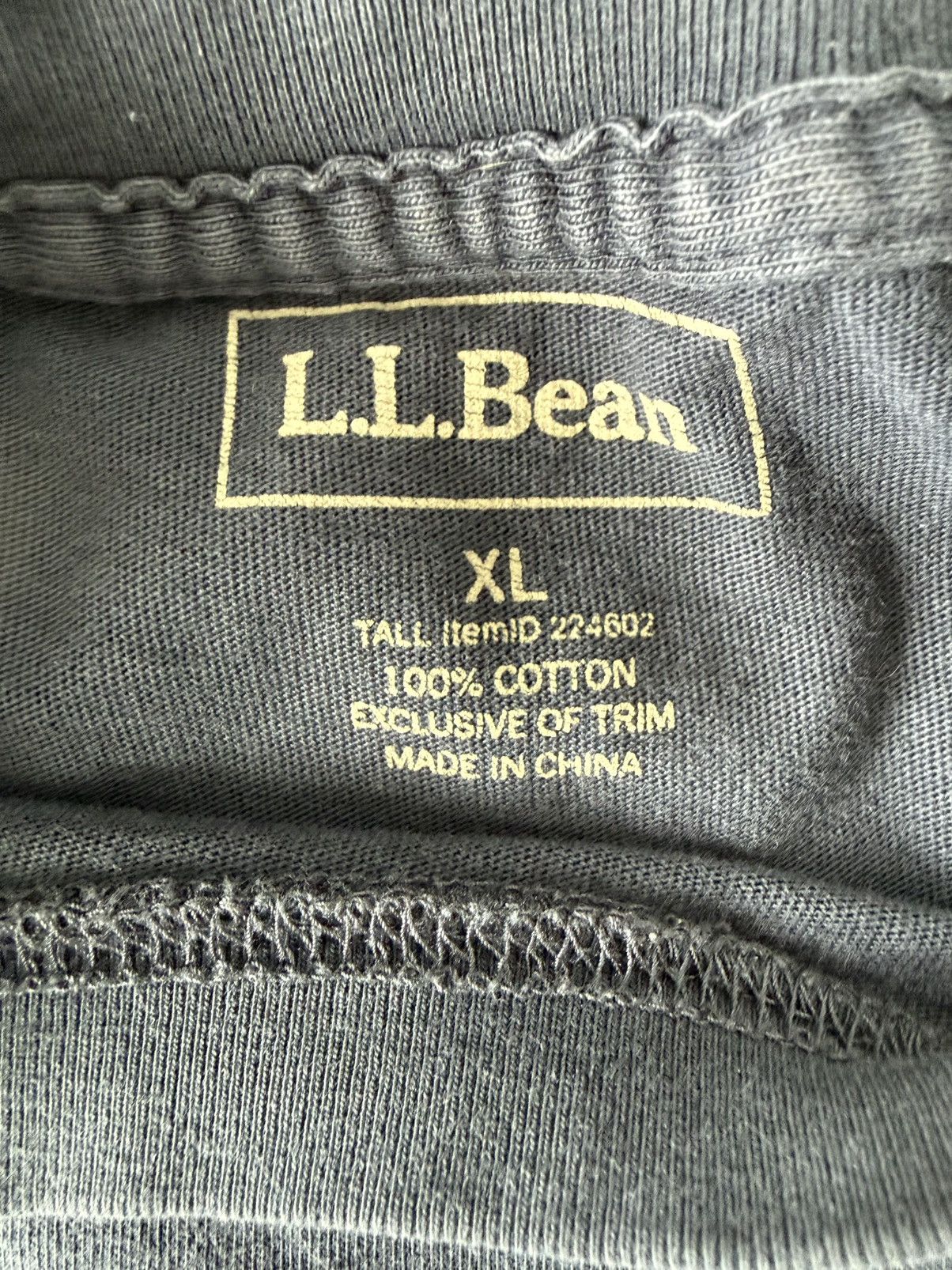 L.L. Bean LL Bean Washed Blue Long Sleeve Size US XL / EU 56 / 4 - 2 Thumbnail