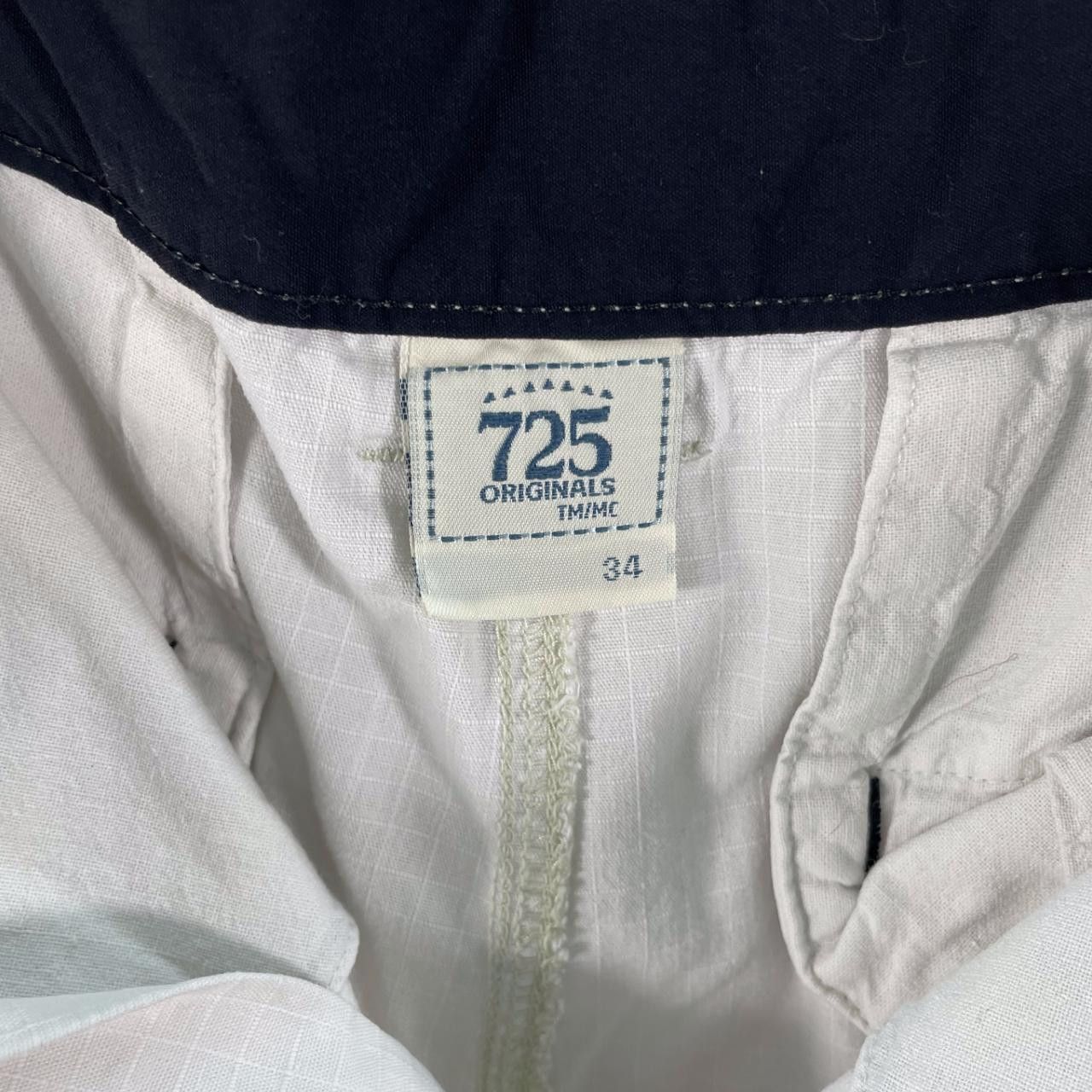 Levi's 725 Levis White Denim Shorts Size US 34 / EU 50 - 2 Thumbnail