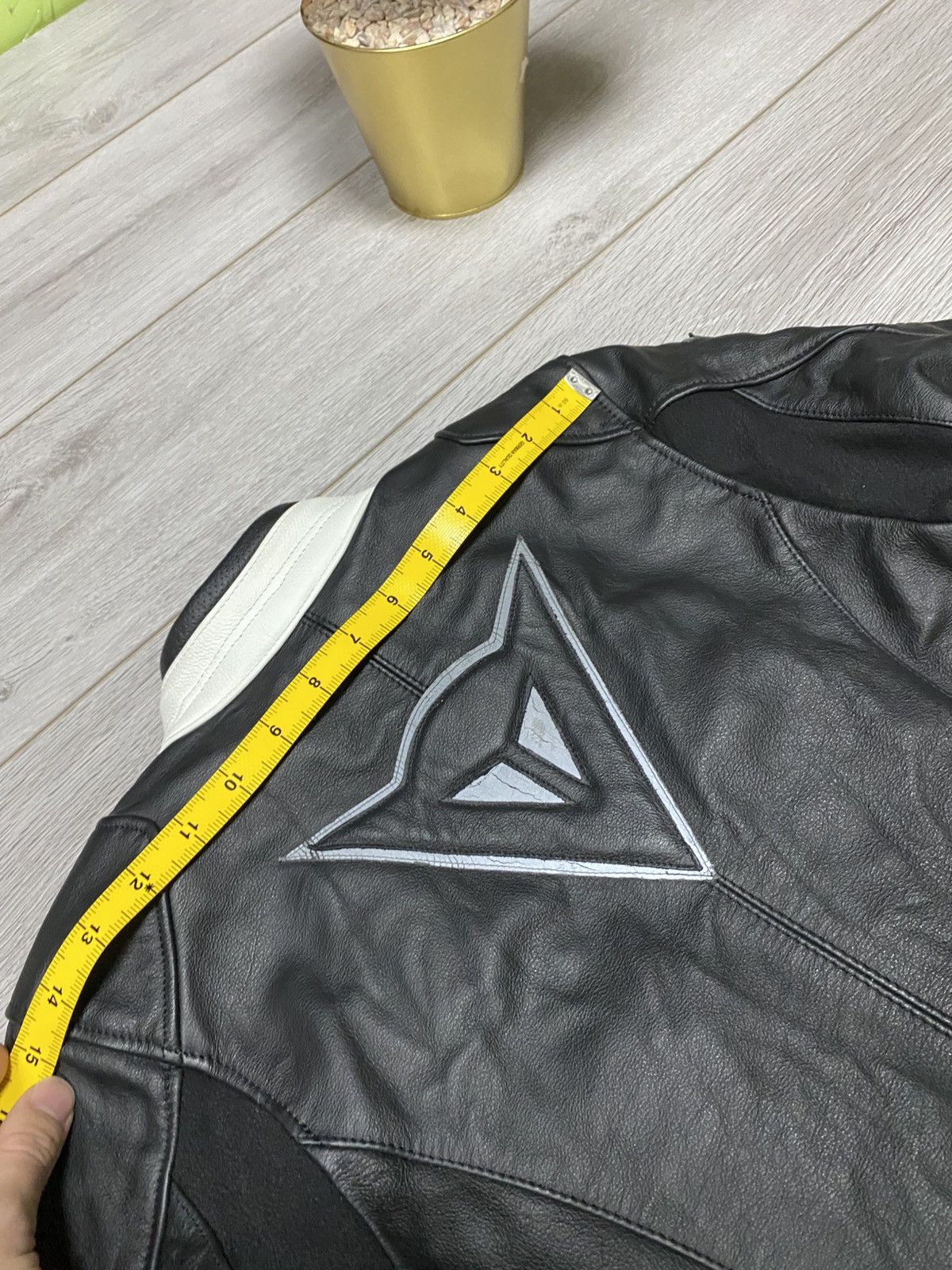 Dainese Dainese Yohji style leather big logo zip protection jacket Size S / US 4 / IT 40 - 18 Thumbnail
