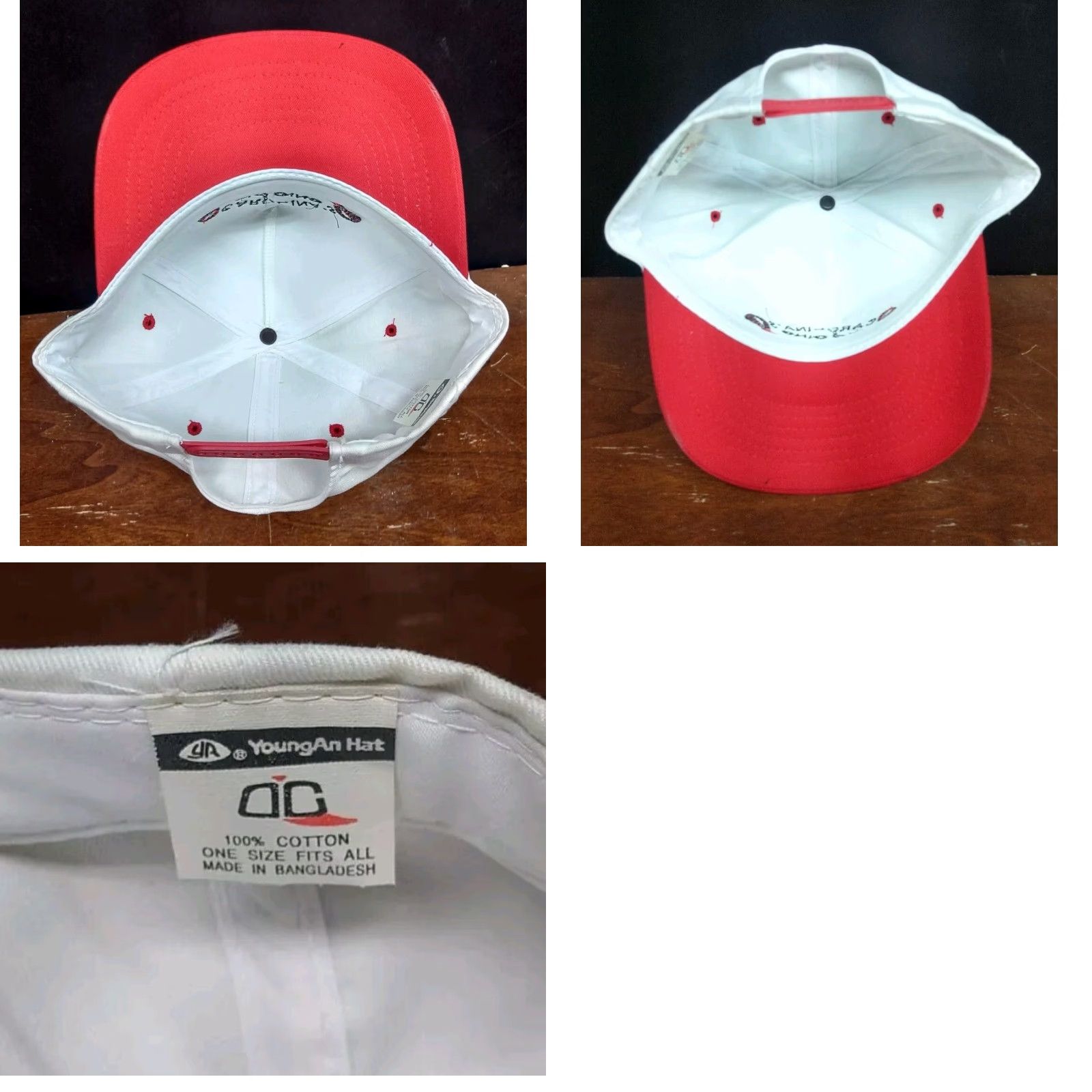 Vintage VTG 80s Carolina's Rigging White Red Snapback Hat One Size Men Cotton Foam Canvas Adjustable Trucker 80s Fisherman Vintage Size ONE SIZE - 8 Thumbnail