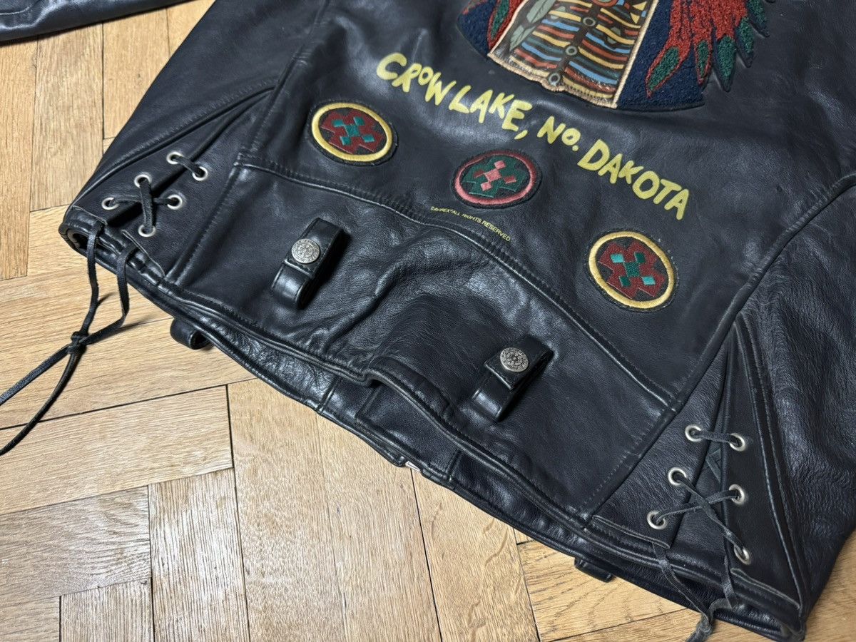 Avirex Avirex Blackhawks Moto Biker Leather Jacket XL Size US XL / EU 56 / 4 - 12 Thumbnail