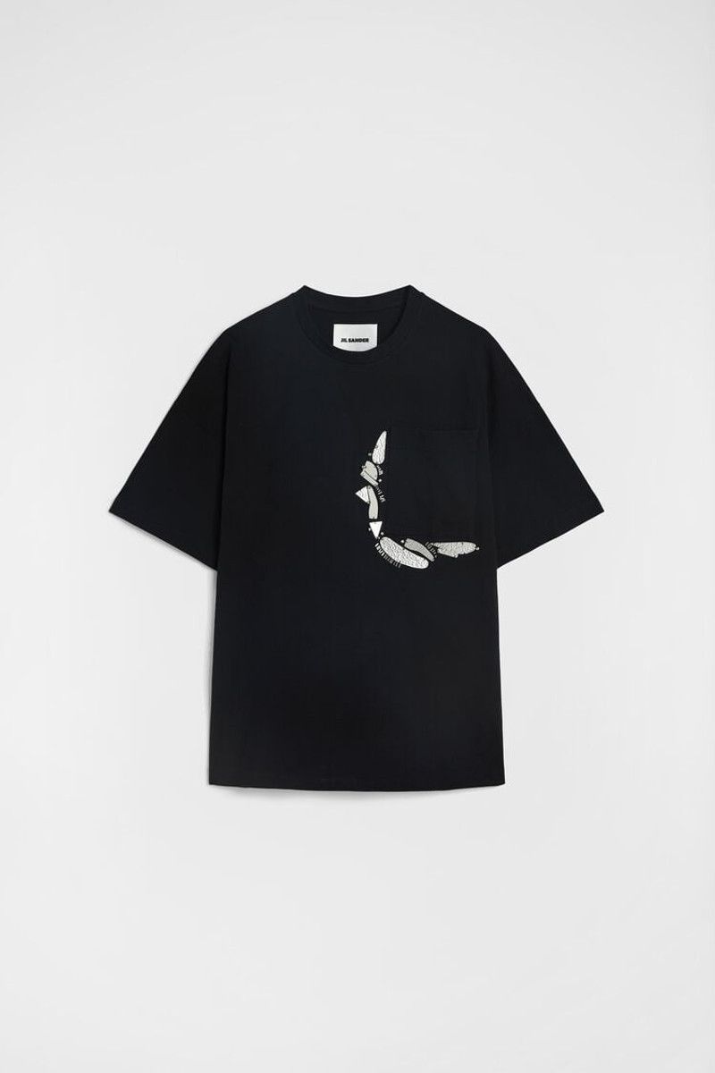 Jil Sander o1mt1gz0426 T-Shirt in Black Size US S / EU 44-46 / 1 - 1 Thumbnail