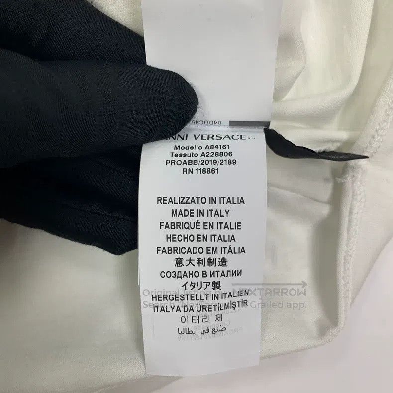 Versace Versace Big logo white short-sleeved T-shirt Size US XS / EU 42 / 0 - 5 Thumbnail