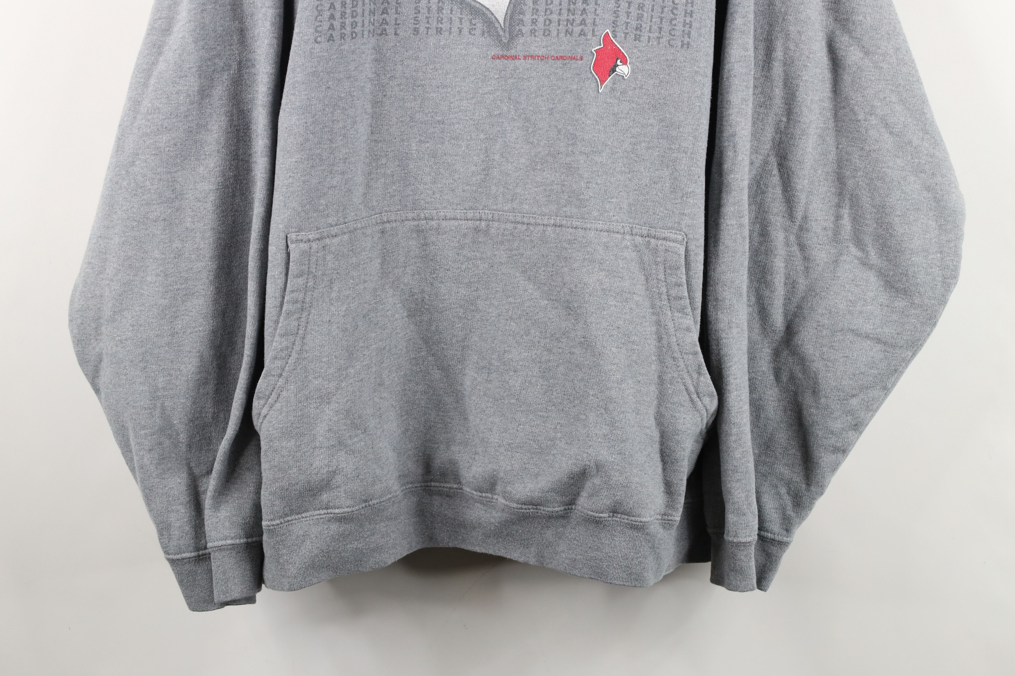 Vintage Vintage Cardinals Football Hoodie Sweatshirt Heather Gray Size US XXL / EU 58 / 5 - 3 Thumbnail