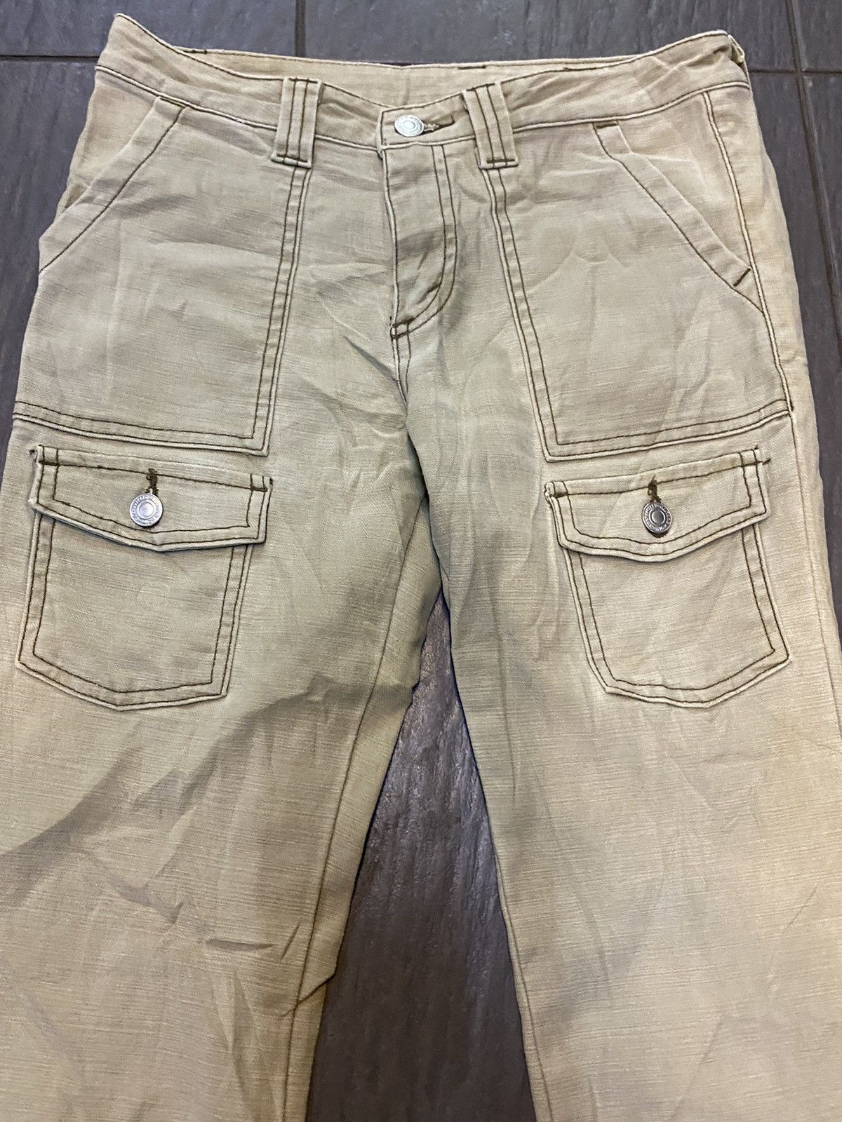 Hysteric Glamour × Japanese Brand × Tornado Mart Flare jeans ikka boot cut multi pocket Size US 29 - 2 Thumbnail