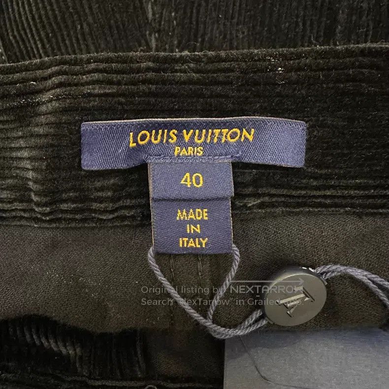 Louis Vuitton Louis Vuitton Corduroy leather slacks pants Size US 40 / EU 56 - 6 Thumbnail