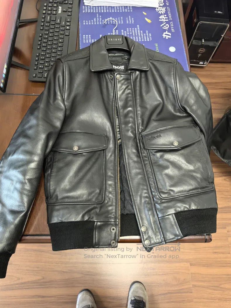 Schott Schott nyc black A2 leather jacket Size US S / EU 44-46 / 1 - 1 Thumbnail