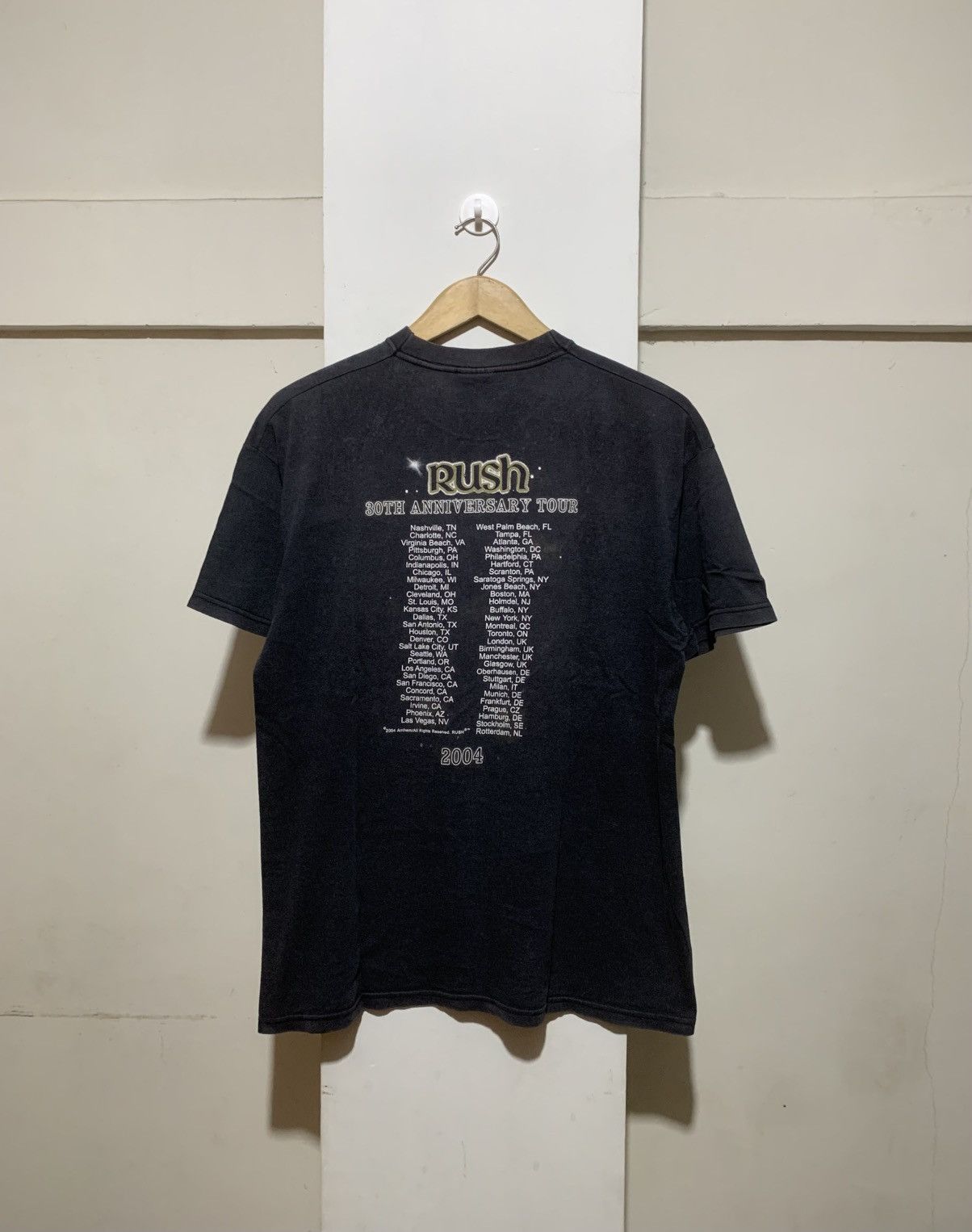 Band Tees Vtg RUSH 30th Anniversary Dinosaur Logo Tour Tee Size US M / EU 48-50 / 2 - 11 Thumbnail
