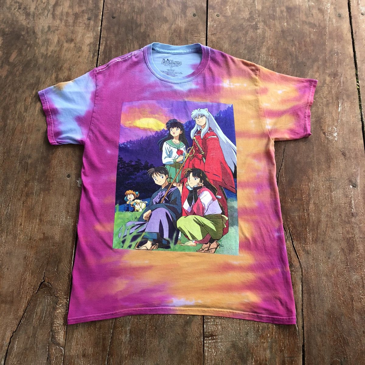 Anime Vintage 2009 InuYasha Anime Rare Shirt Size US M / EU 48-50 / 2 - 2 Thumbnail