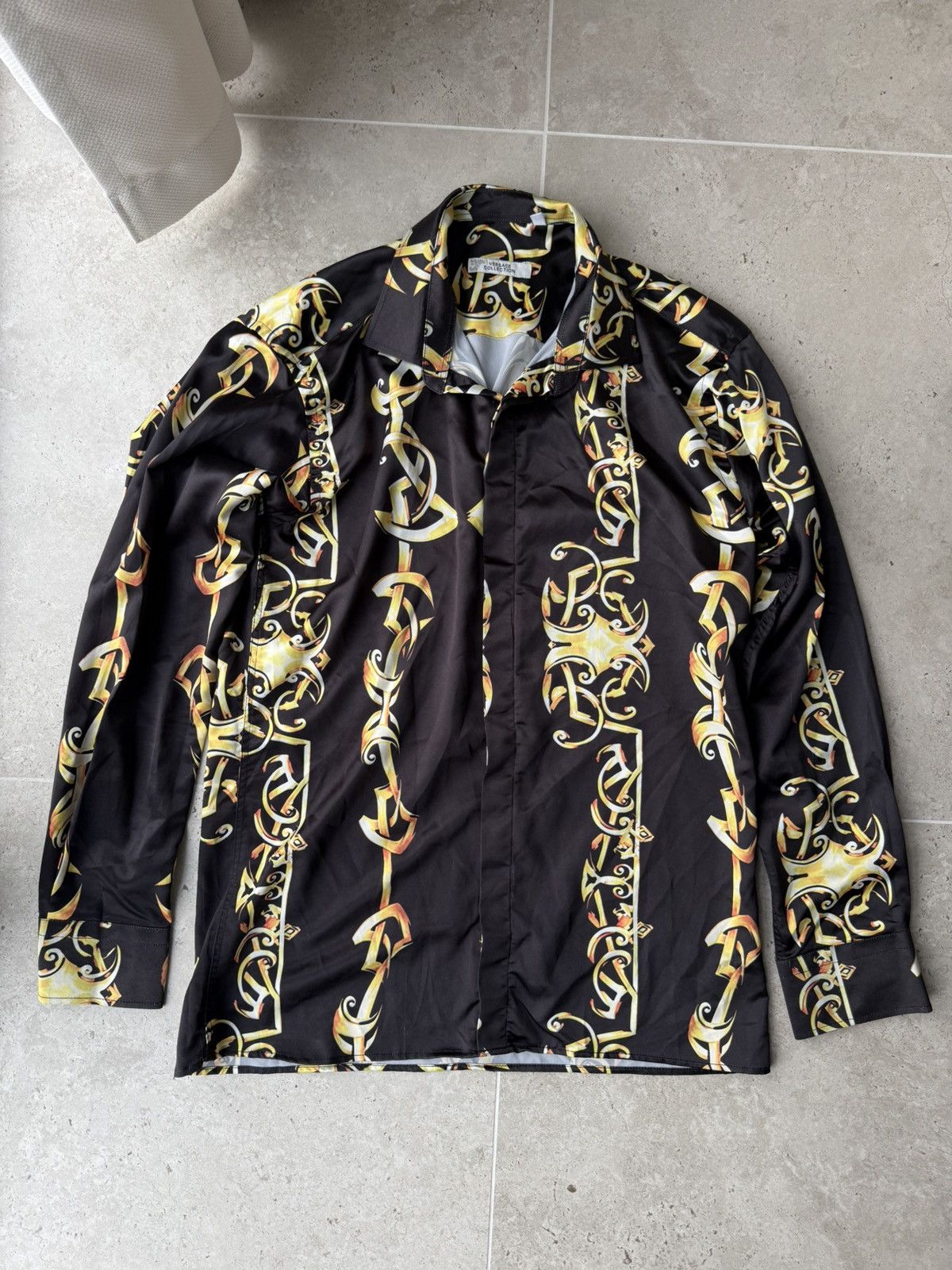 Versace Vintage 90s Versace Shirt Size US M / EU 48-50 / 2 - 1 Thumbnail