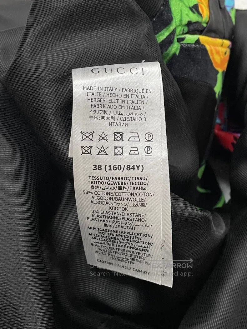 Gucci Gucci Colourful printed black velvet fabric suit jacket Size XS / US 0-2 / IT 36-38 - 5 Thumbnail