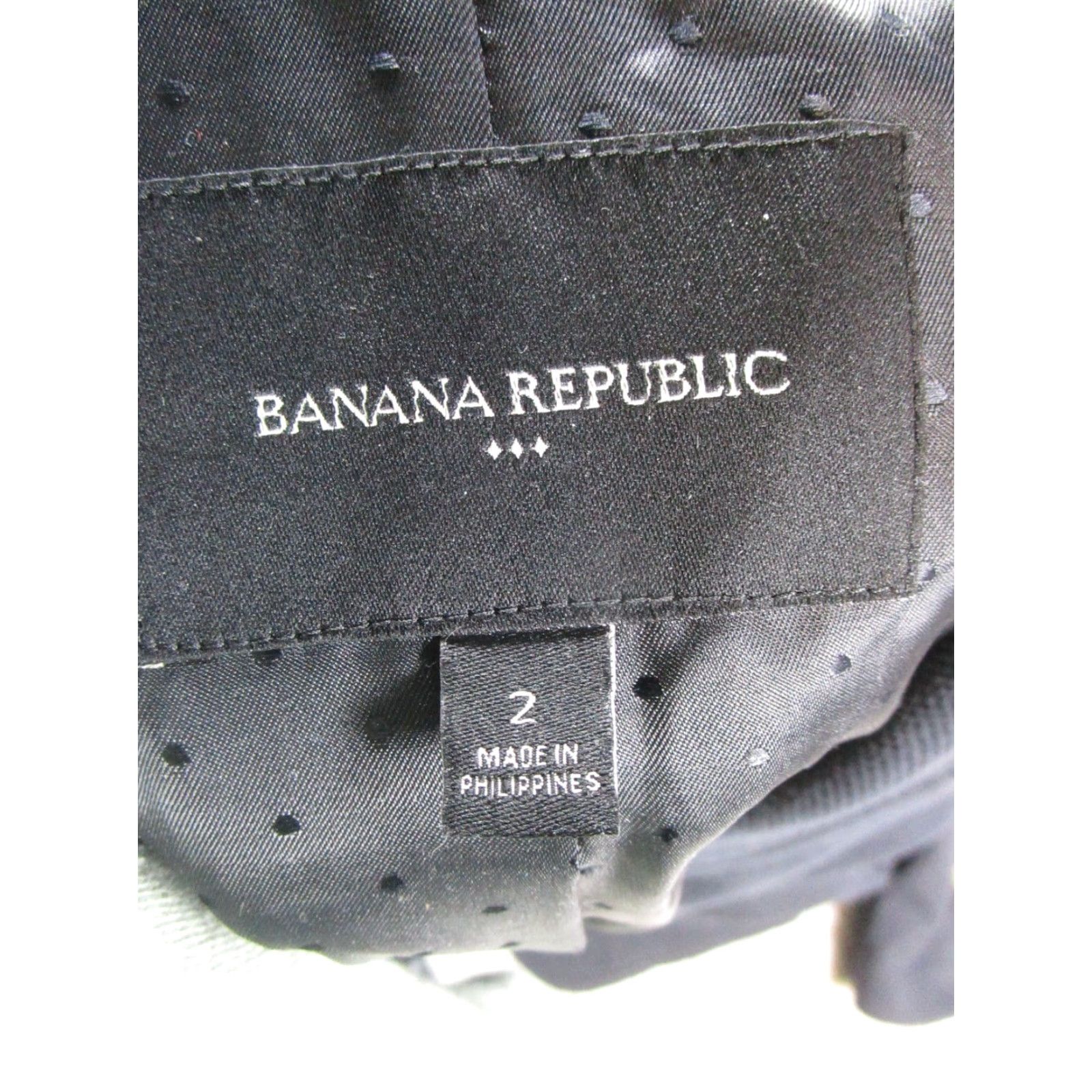 Banana Republic Banana Republic Blazer Womens 2 Blue Cotton Sports Coat Size XS / US 0-2 / IT 36-38 - 3 Thumbnail