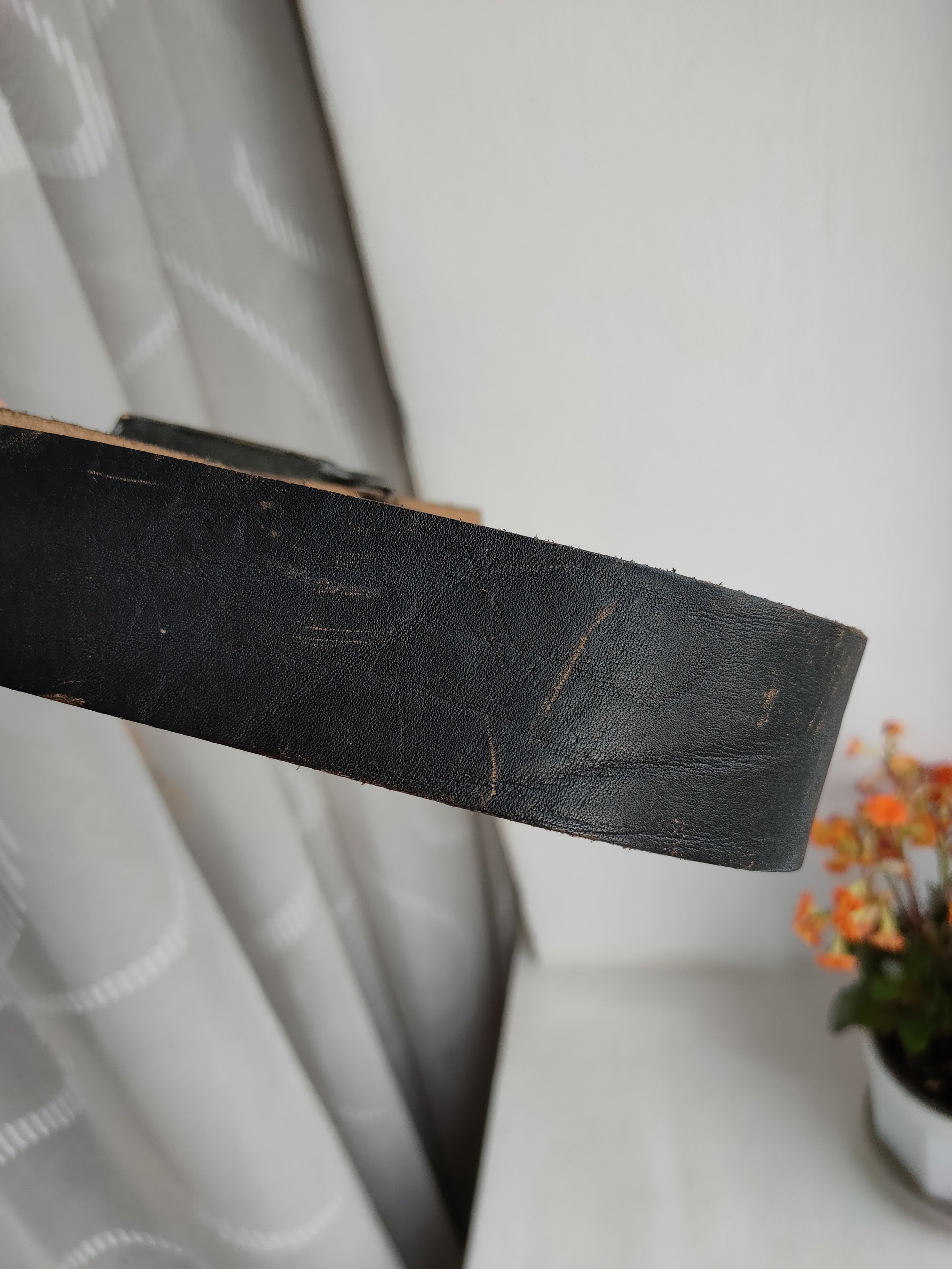 Levi's Wells Farco And Company Vintage Leather Belt Vintage Buckle Size ONE SIZE - 6 Thumbnail