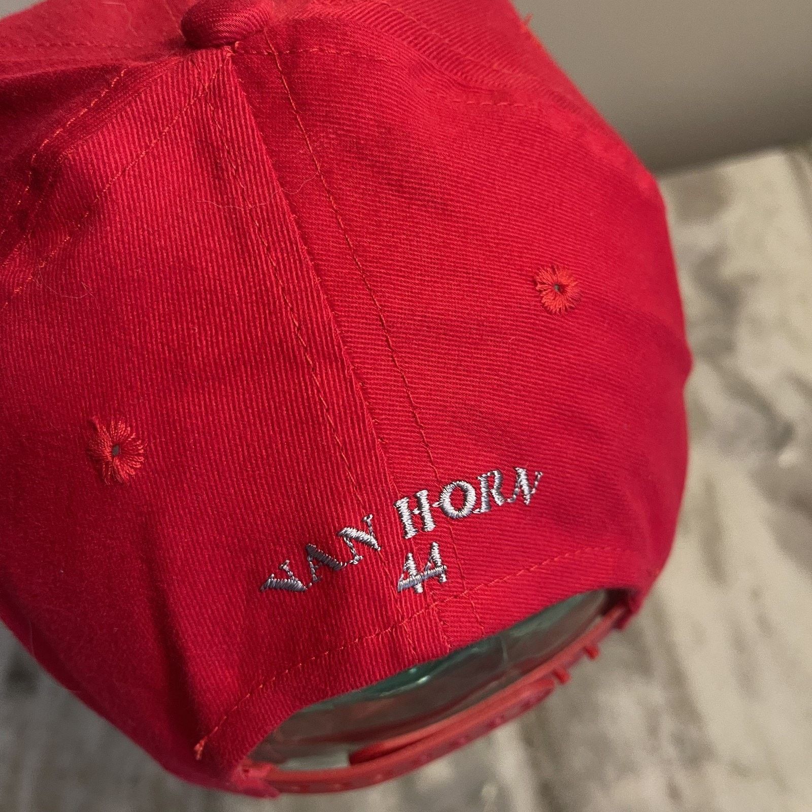Vintage Vtg New Jersey Nets Hat Cap Snap Back Van Horn 44 90s Size ONE SIZE - 6 Thumbnail