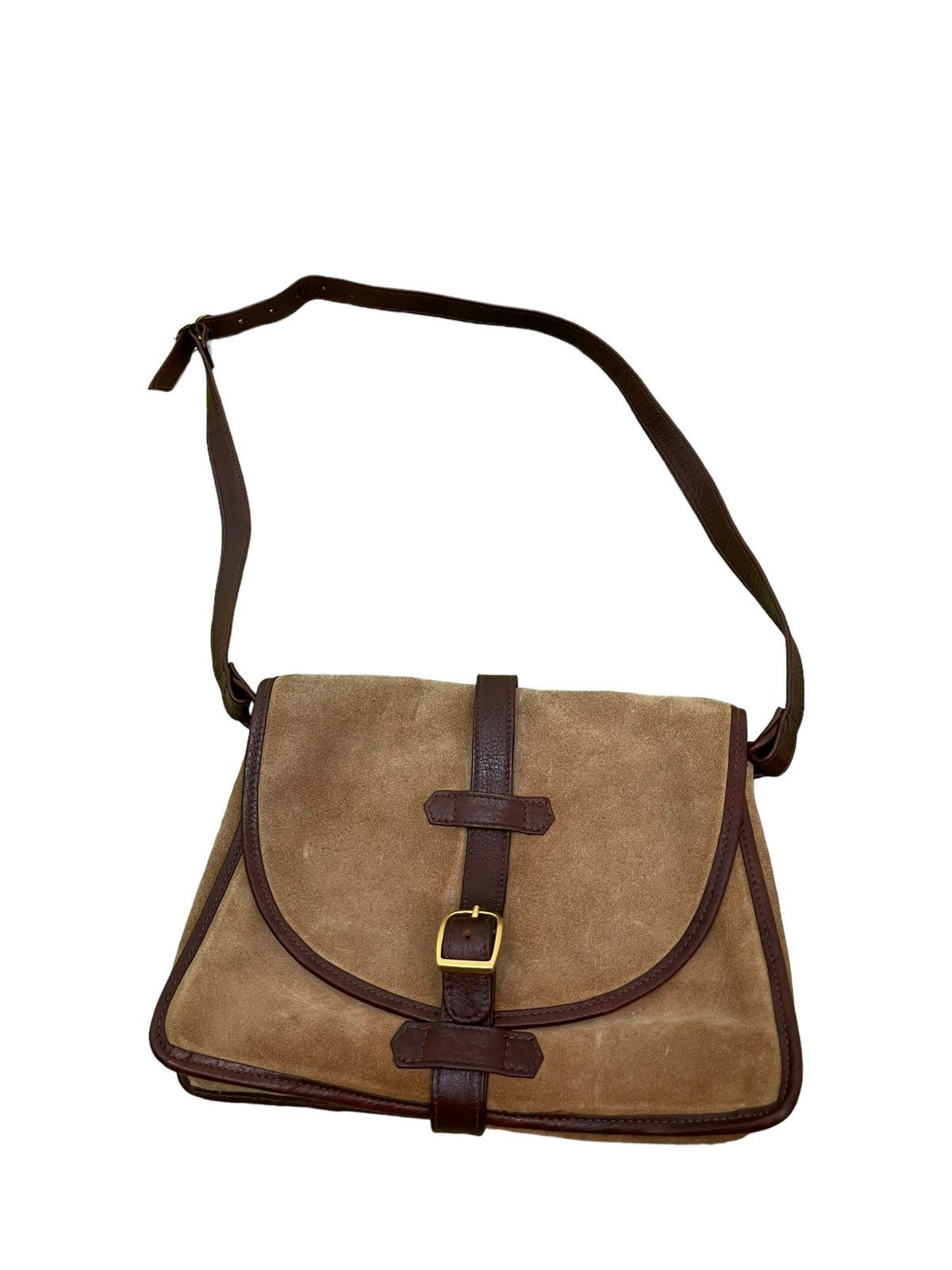 Valentino Full Leather Suede Valentino Italy Cross Body Bag 3🟩 Size ONE SIZE - 6 Thumbnail
