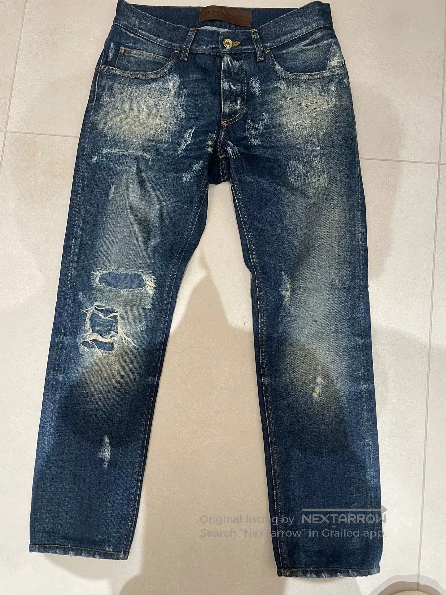 Dolce & Gabbana Dolce & Gabbana Denim Trousers. Size US 28 / EU 44 - 1 Thumbnail